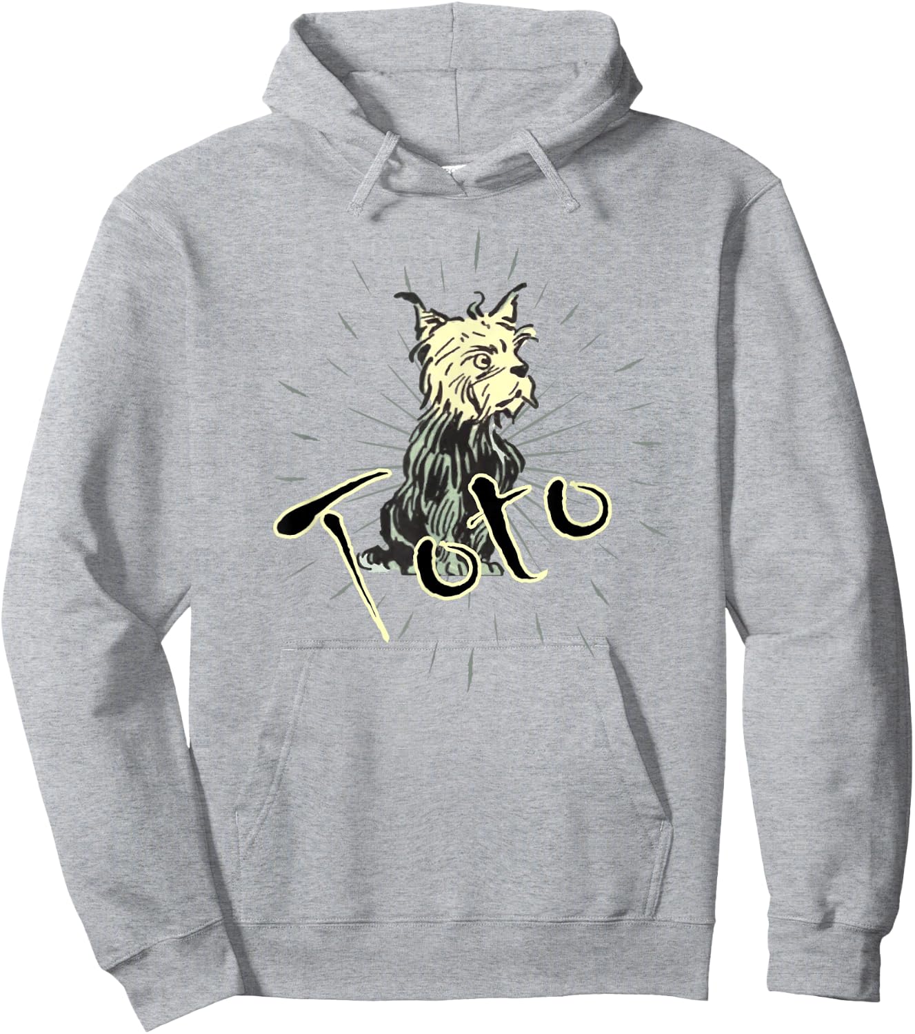Toto Wizard of Oz, Cute Smart Famous Cairn Terrier Dog Art Hoodie - Hoodie | Ash