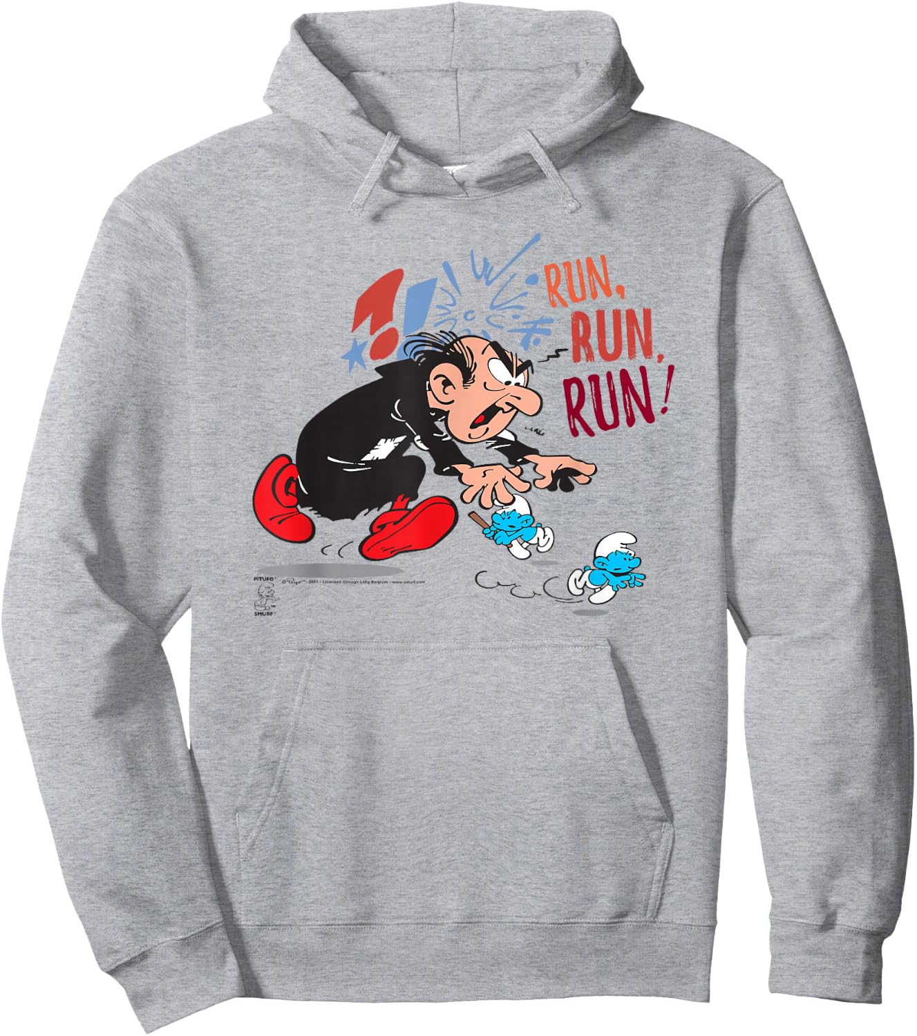The Smurfs Gargamel Run, Run, Run! Hoodie - Hoodie | Ash