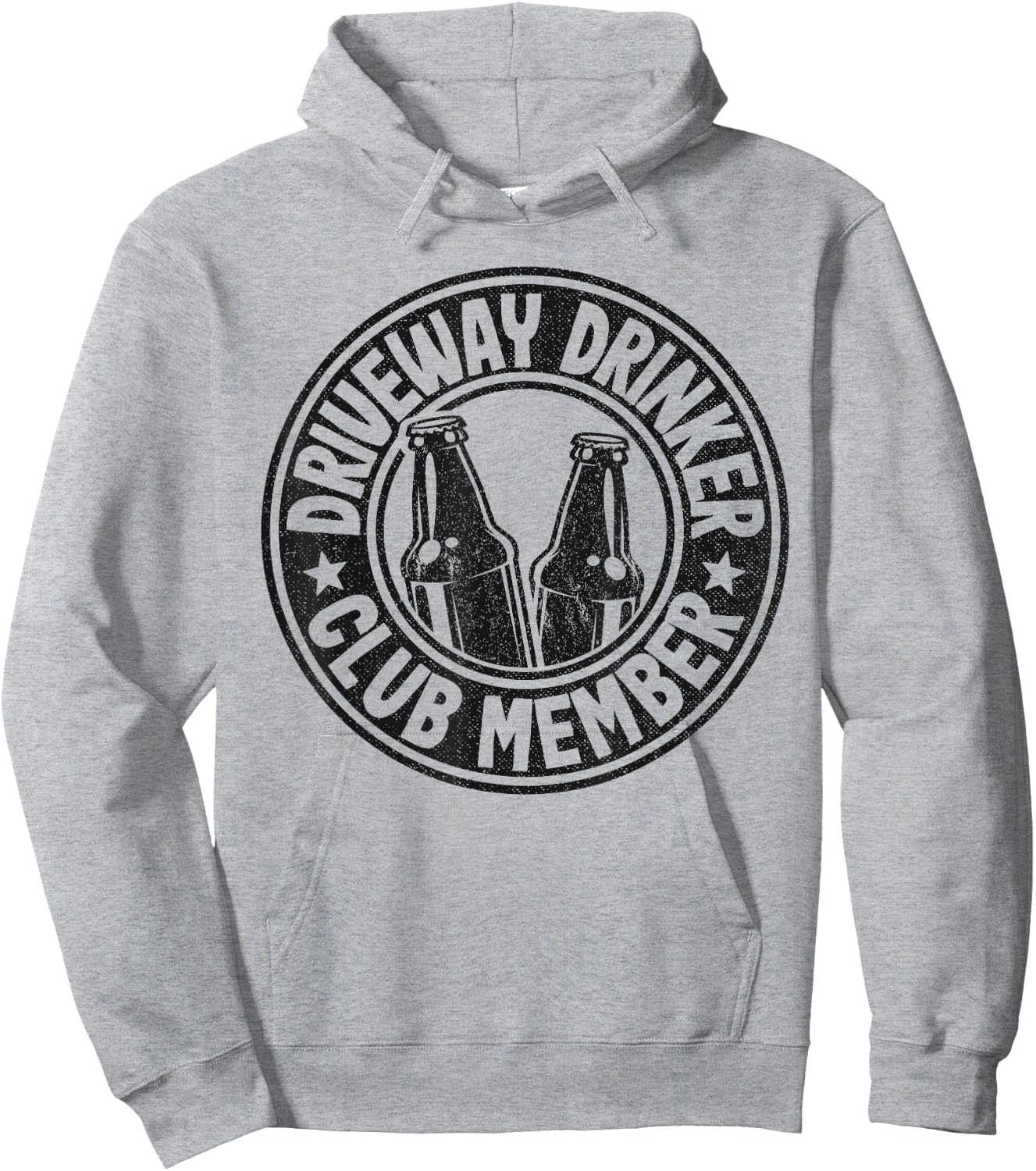 Beer Drinking Party Driveway Drinker Club Member Hoodie - Hoodie | Ash