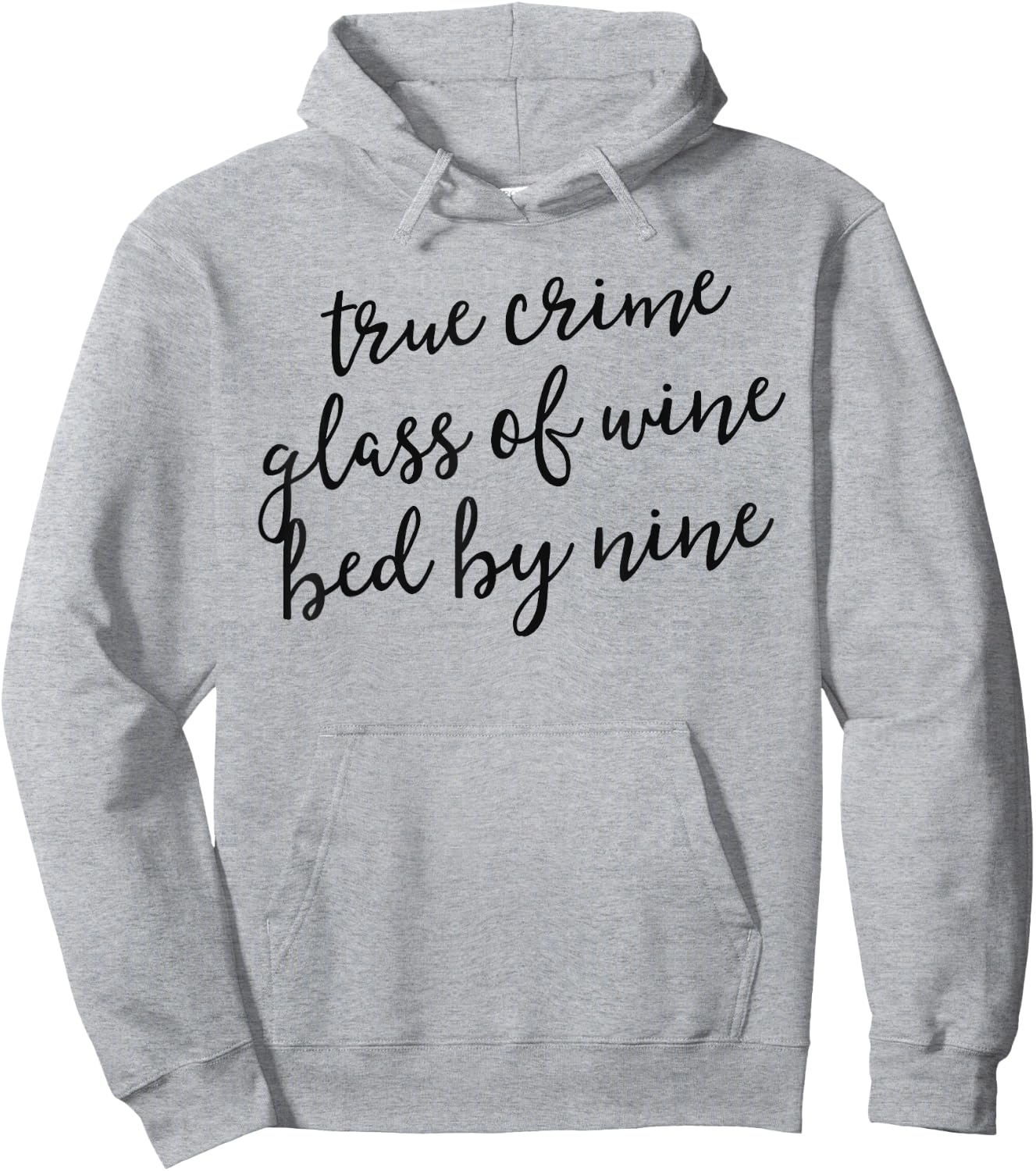 True Crime Glass Of Wine Bed By Nine Shirt Murderino Gift Hoodie - Hoodie | Ash