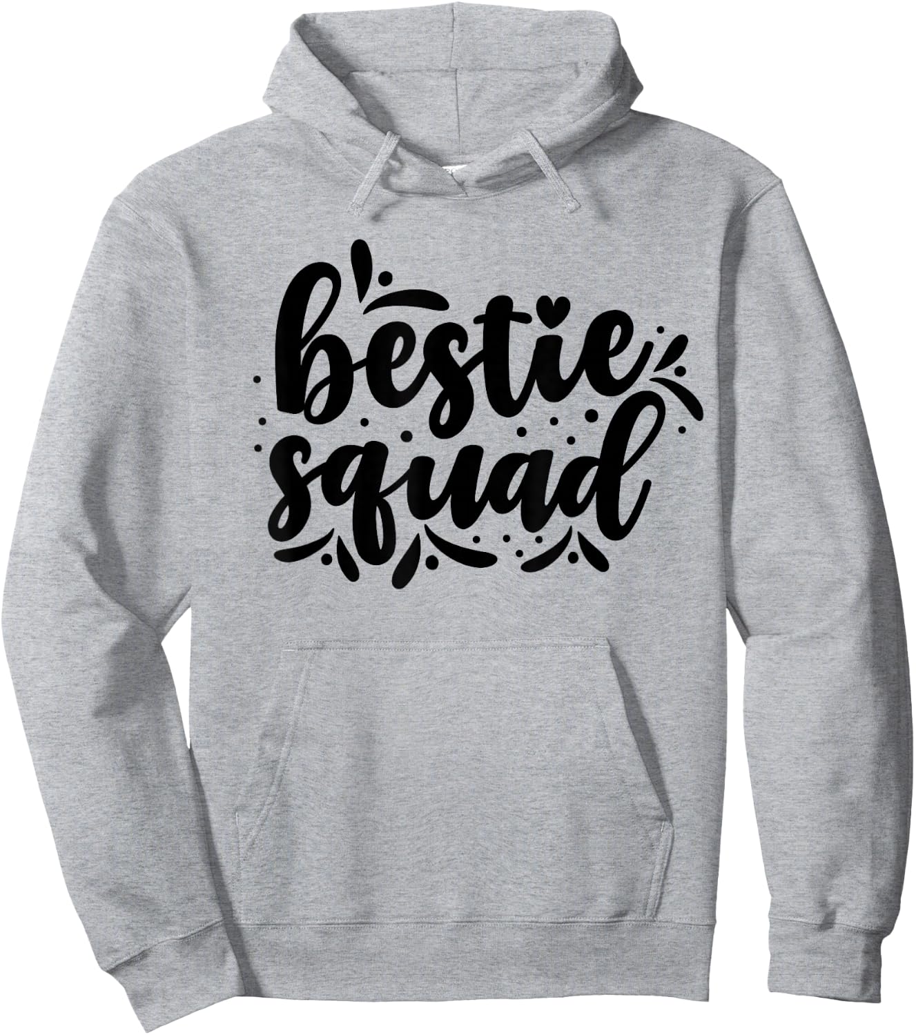 Bestie Squad Team Best Friend Friendship Friends Hoodie - Hoodie | Ash