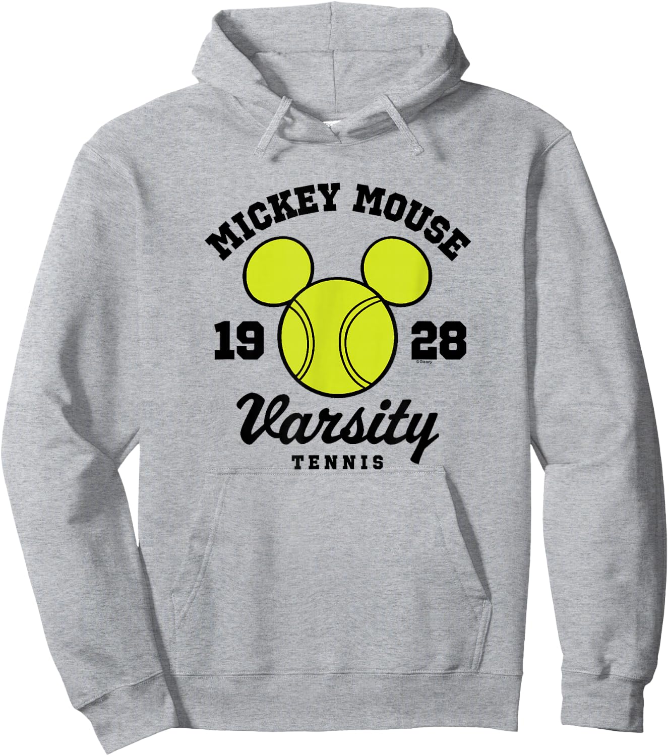 Disney - Mickey Varsity Tennis 1928 Hoodie - Hoodie | Ash