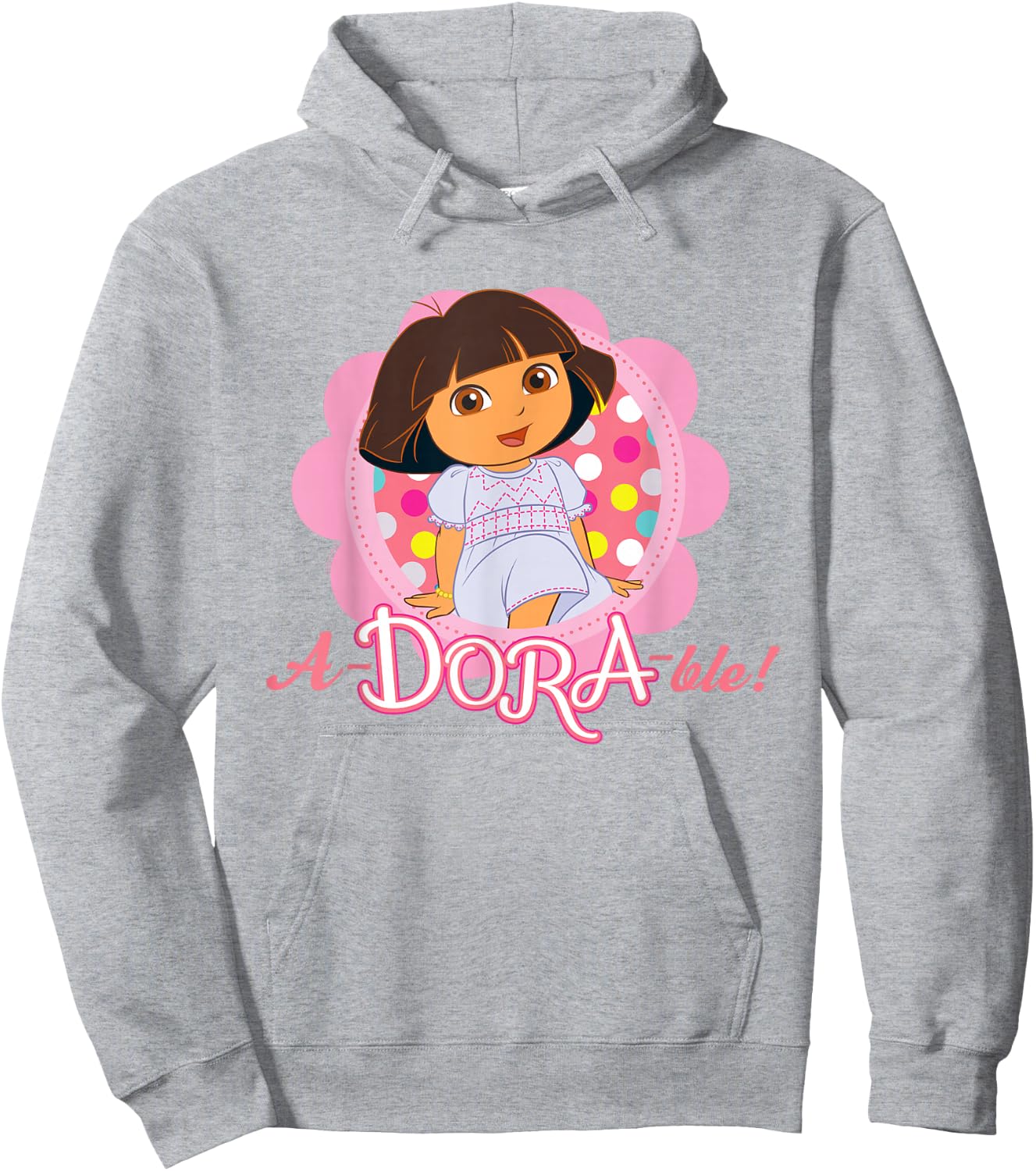 Dora The Explorer A-Dora-ble! Hoodie - Hoodie | Ash