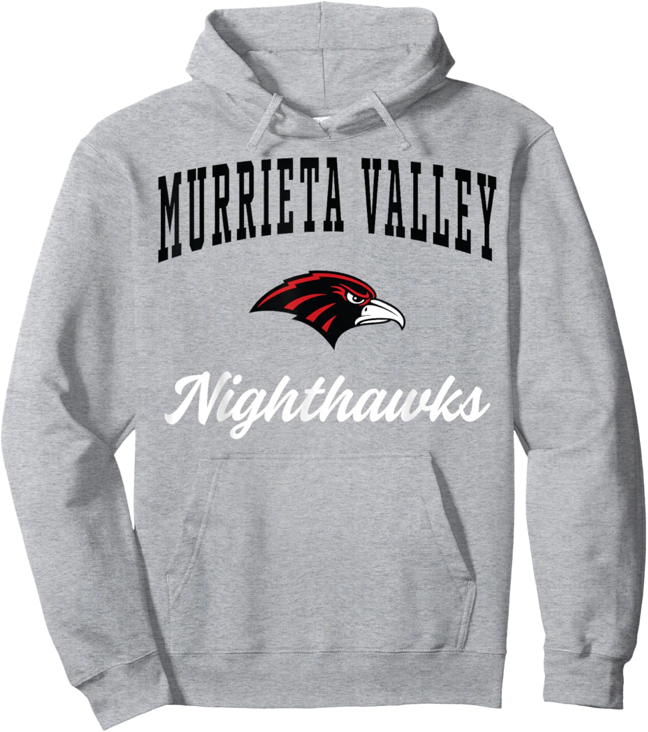Murrieta Valley High School Nighthawks Hoodie - Hoodie | Ash
