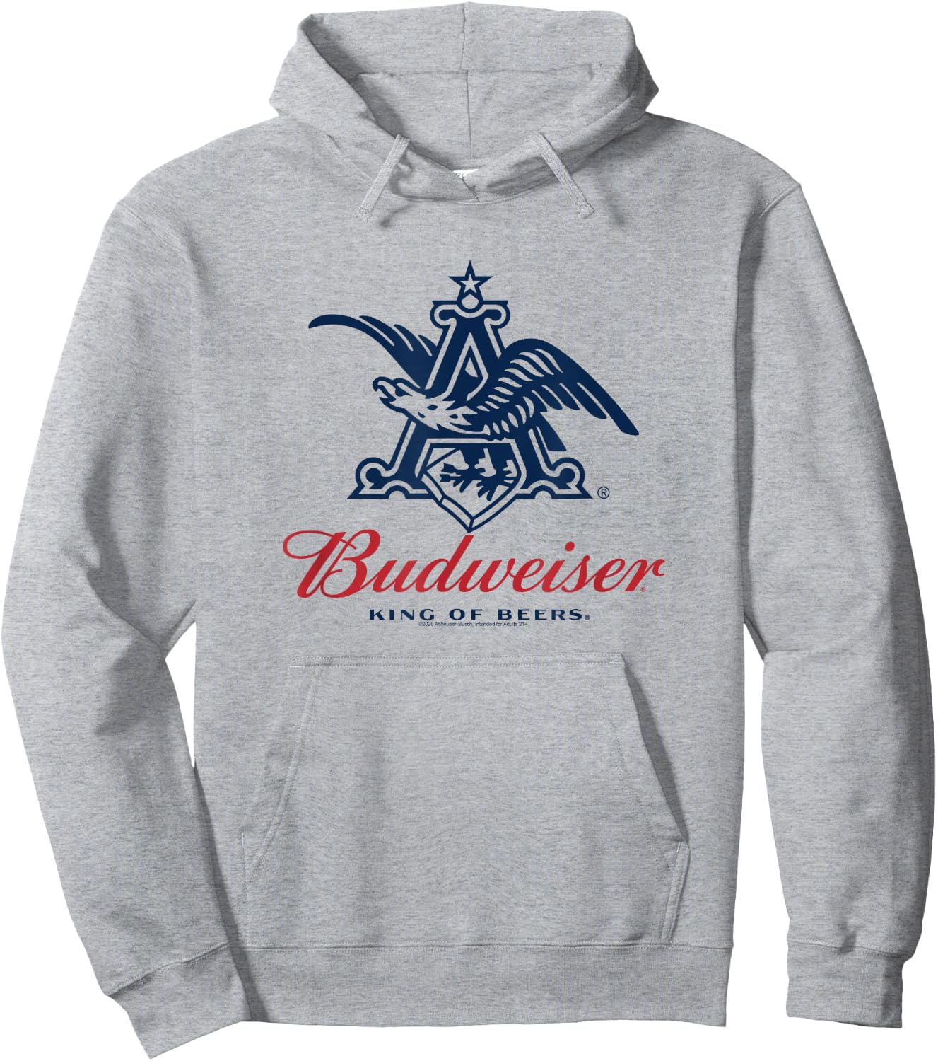 King of Beers Emblem Hoodie - Hoodie | Ash