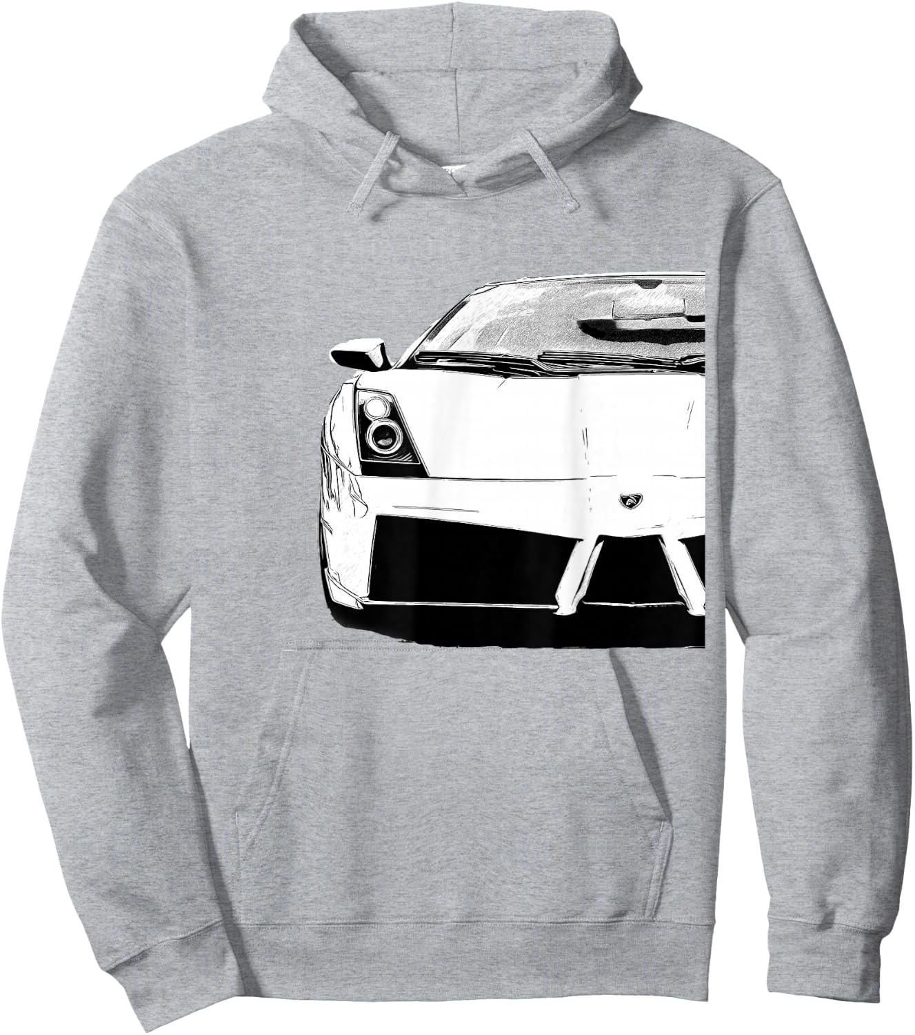 Exotic Sports Car Hoodie - Hoodie | Ash
