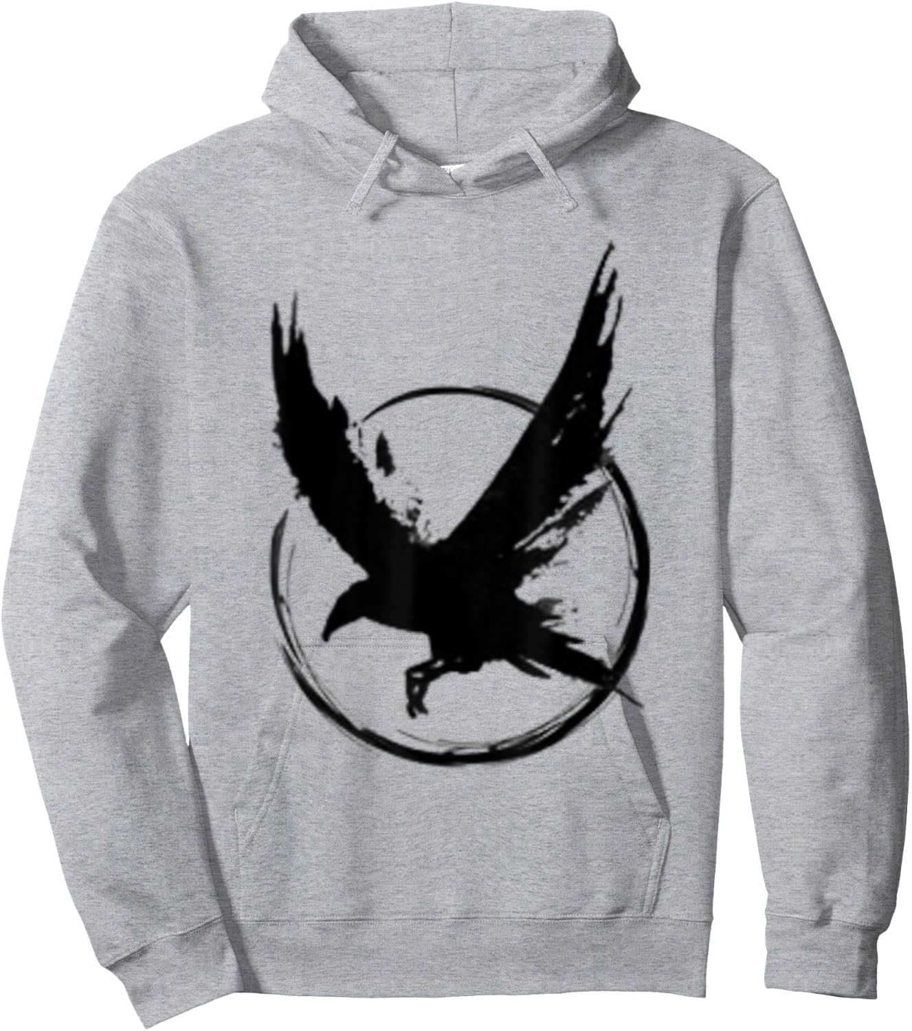 Raven , Crow Raabe Women's Men's Shirt Black Hoodie - Hoodie | Ash