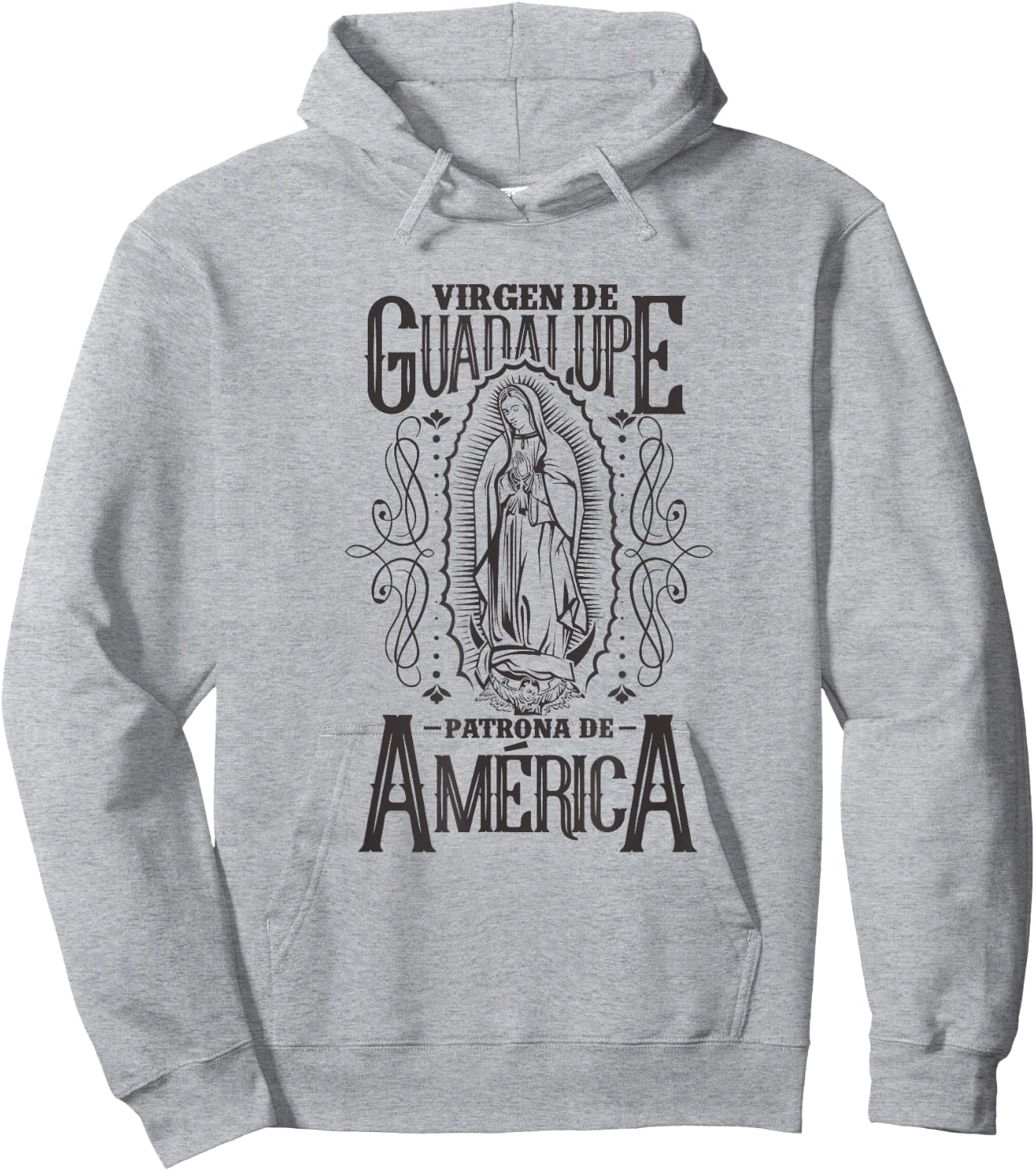 Virgen de Guadalupe. Patrona de América Hoodie - Hoodie | Ash