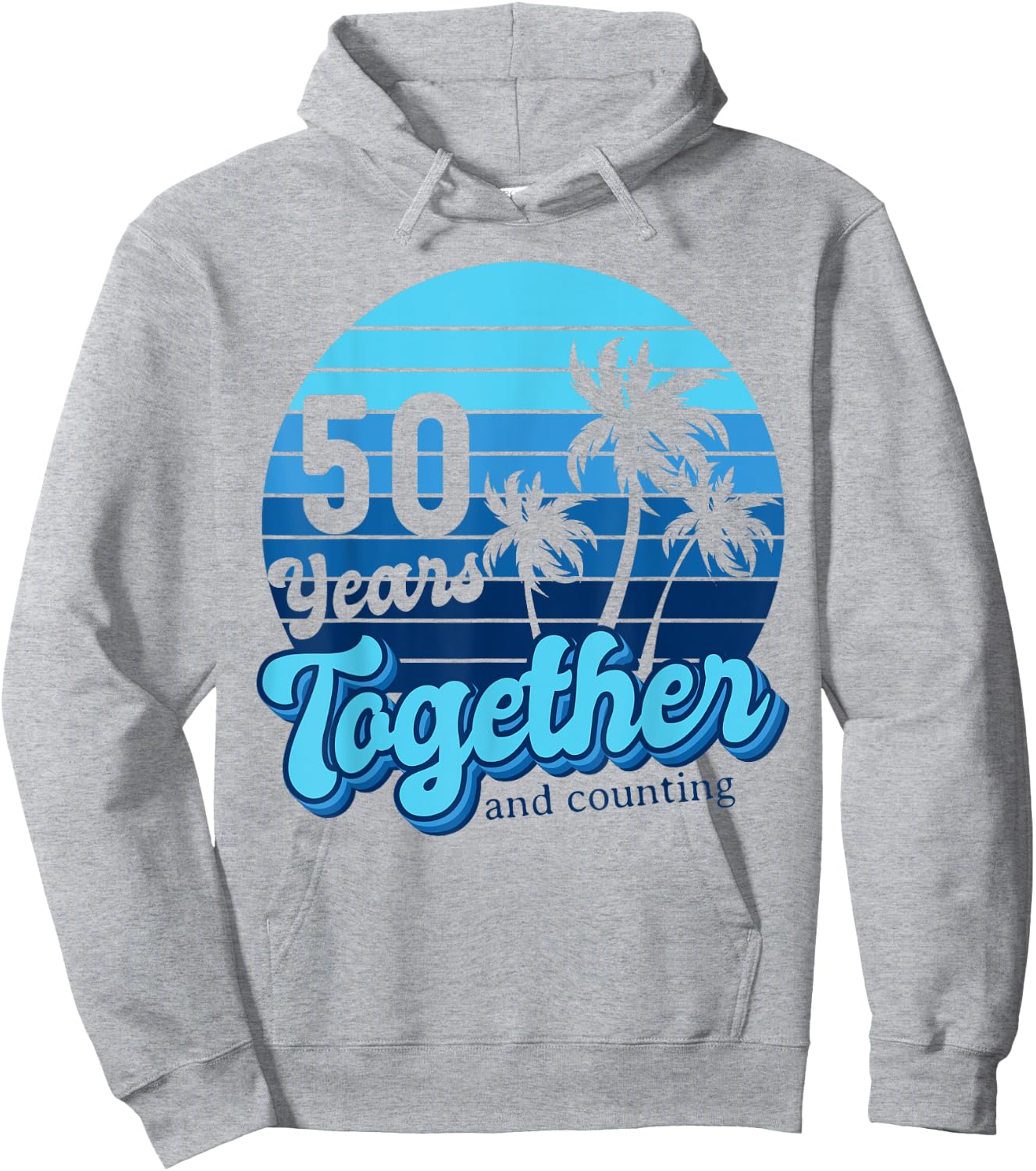 50 Years Together Cruising Couples 50th Anniversary Cruise Hoodie - Hoodie | Ash