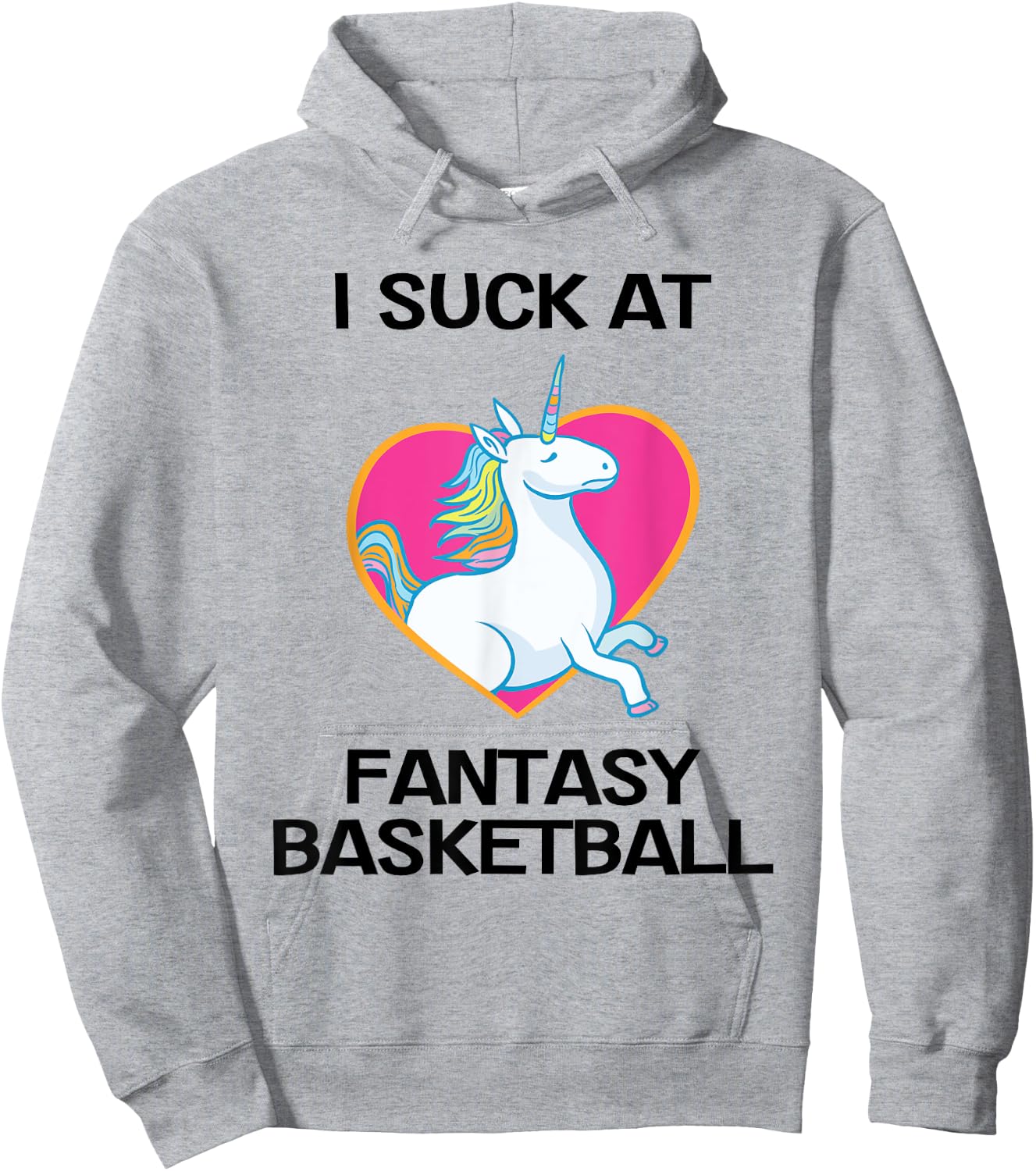 I Suck at Fantasy Basketball Funny Last Place Shirt Hoodie - Hoodie | Ash