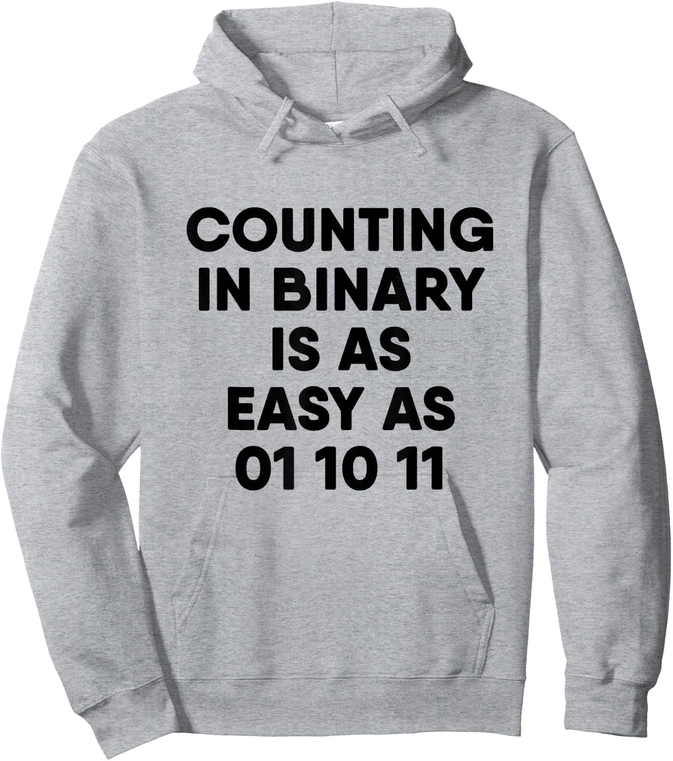Computer Science Counting in Binary Hoodie - Hoodie | Ash