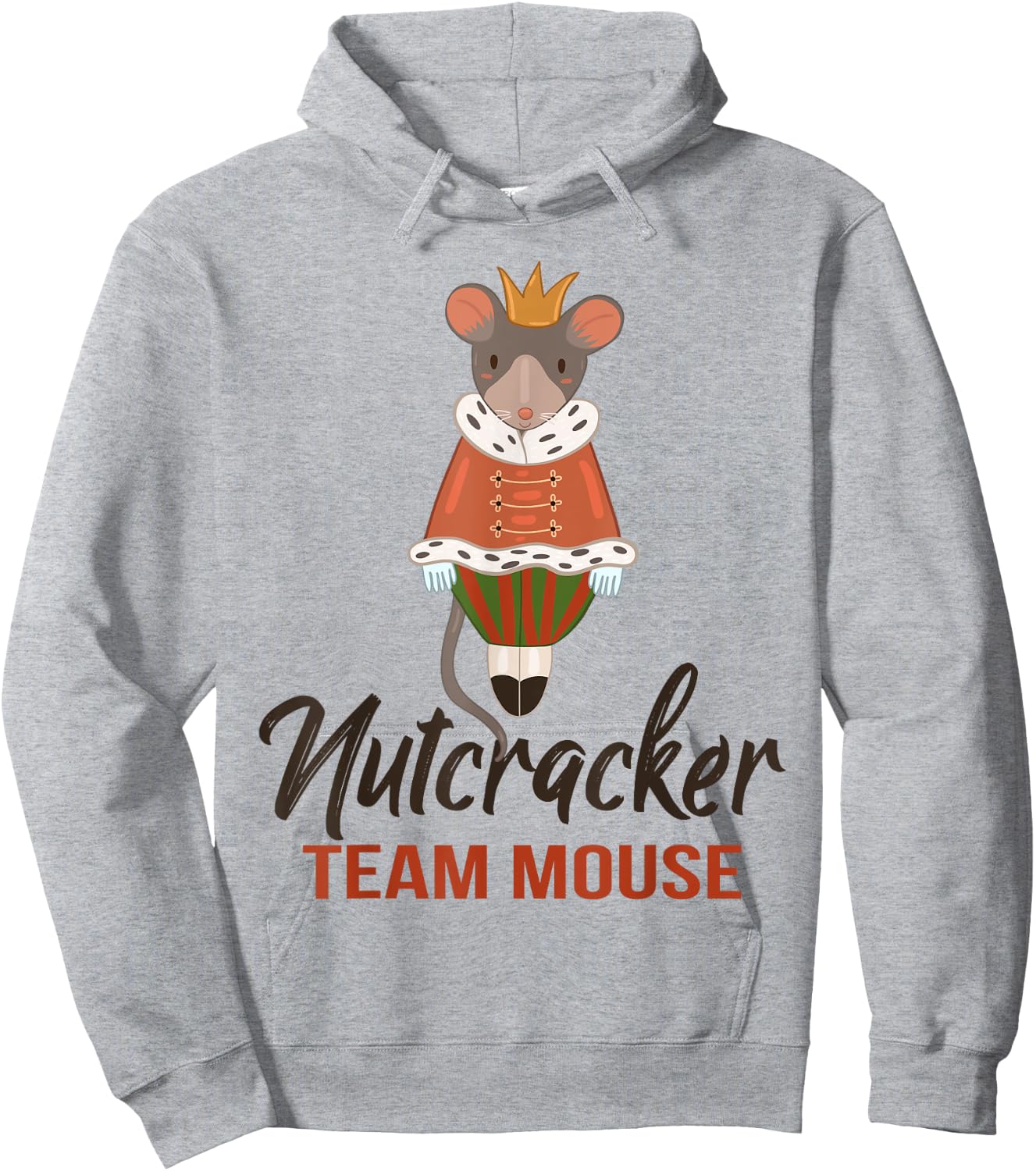 Team Mouse Nutcracker Shirt Christmas Dance Funny Soldier Hoodie - Hoodie | Ash
