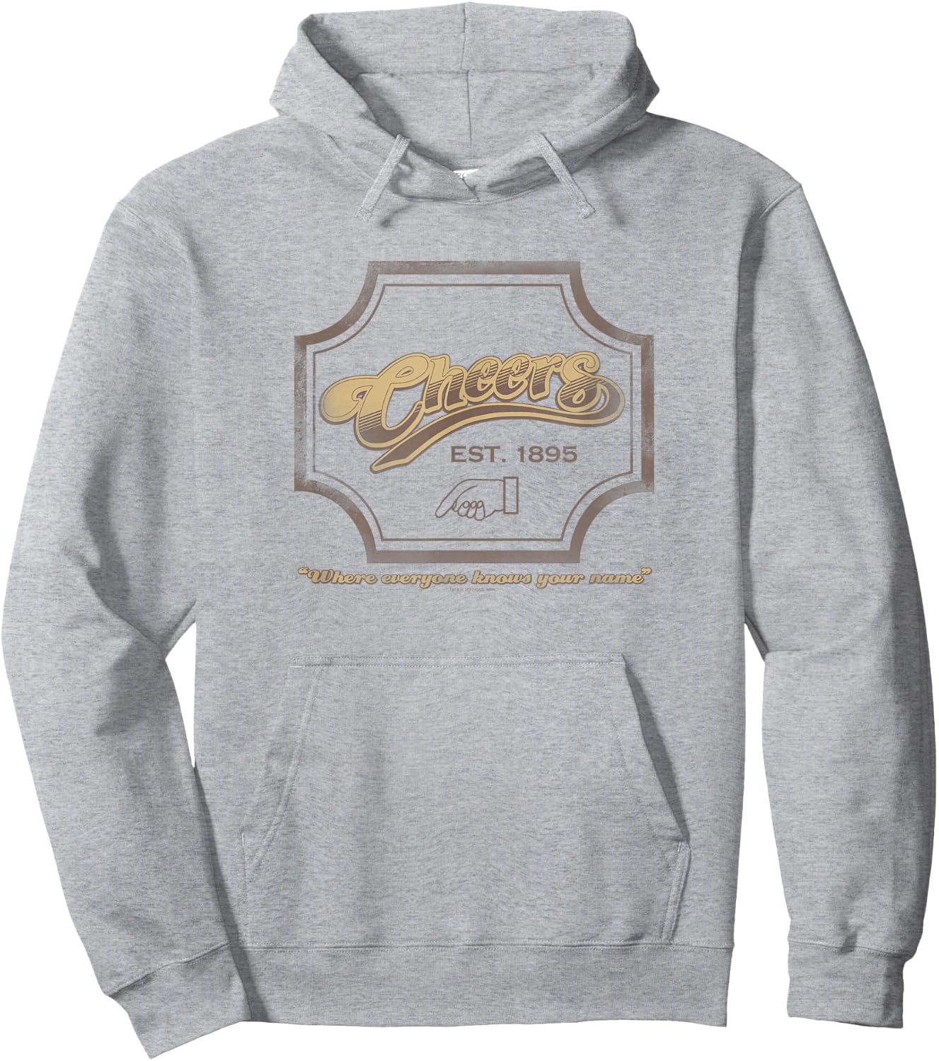 Cheers Sign Hoodie - Hoodie | Ash
