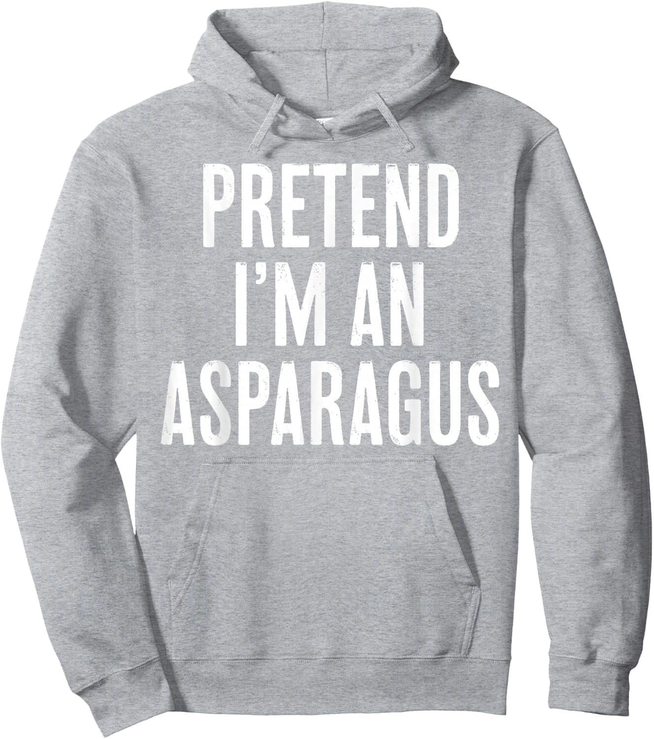 Simple Easy Pretend I'm an Asparagus Halloween Costume Hoodie - Hoodie | Ash