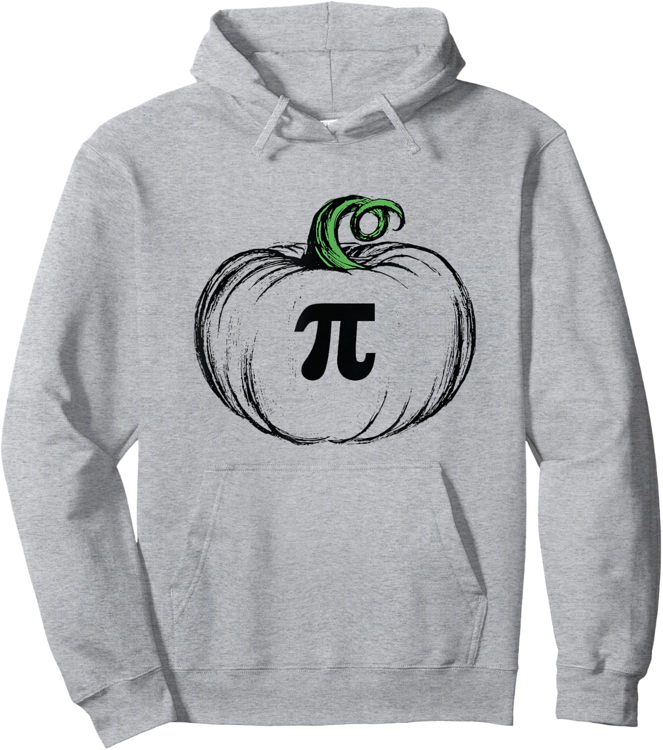 Pumpkin Pie Math Funny Halloween Thanksgiving Pi Day Hoodie - Hoodie | Ash