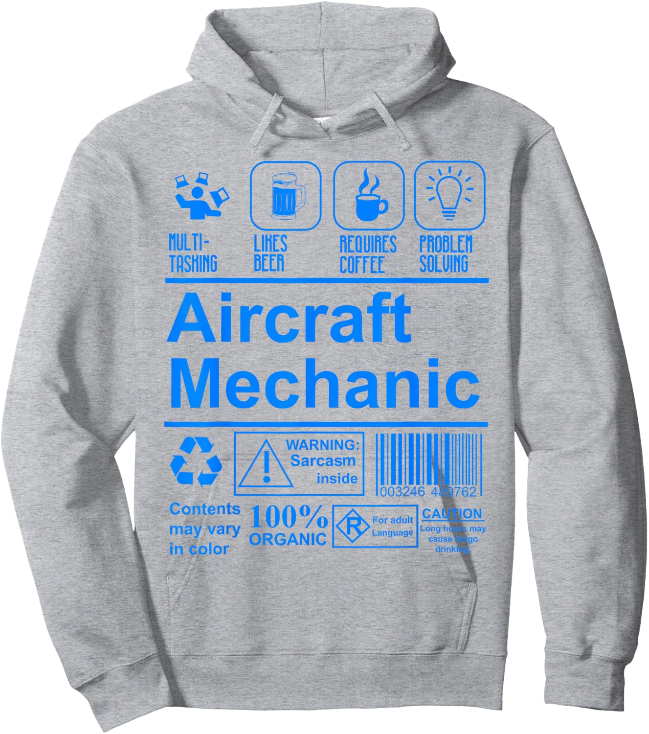 Aircraft Mechanic Shirt | Cute Aircraft Work Wear Gift Hoodie - Hoodie | Ash
