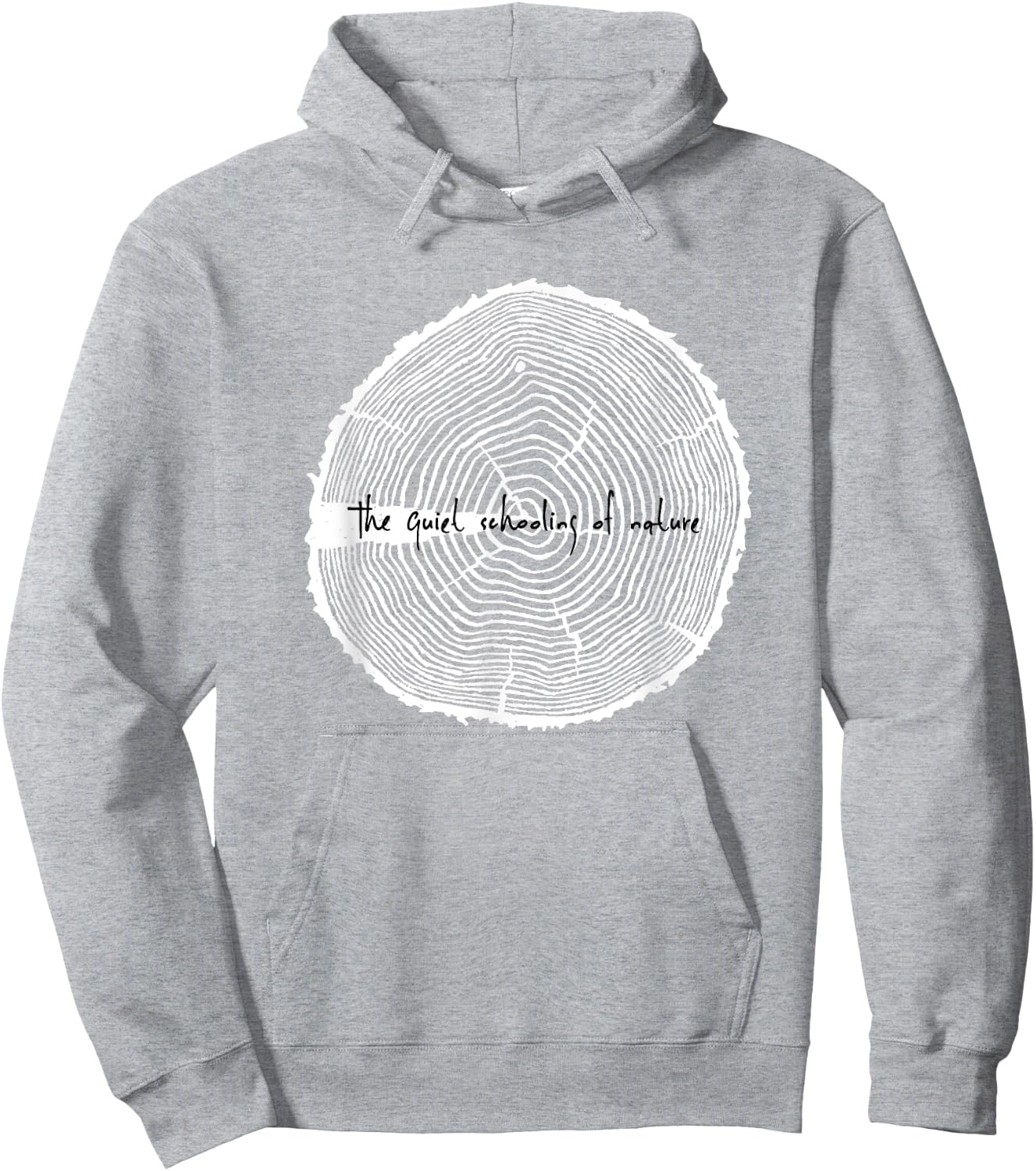 The Quiet Schooling Of Nature - Charlotte Mason Hoodie - Hoodie | Ash