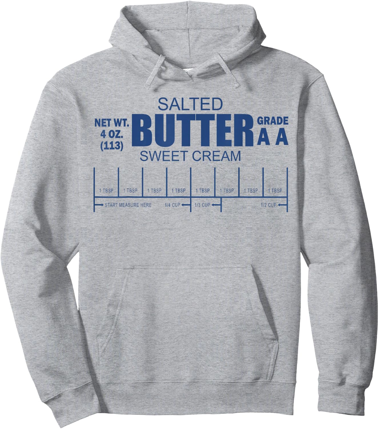 Funny Foodie Baker Baking Salted Butter Hoodie - Hoodie | Ash