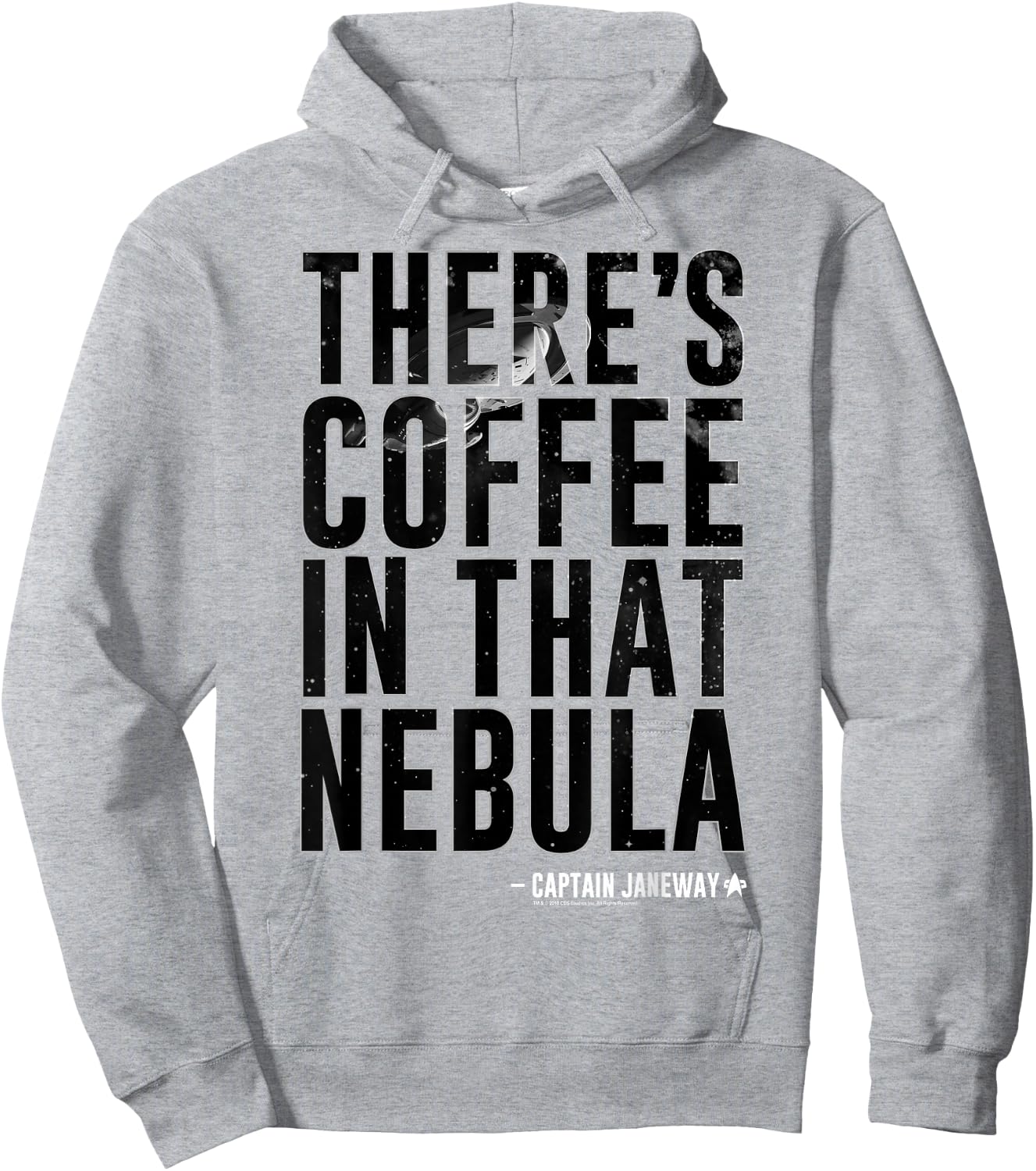 Star Trek Voyager Coffee In That Nebula Hoodie - Hoodie | Ash
