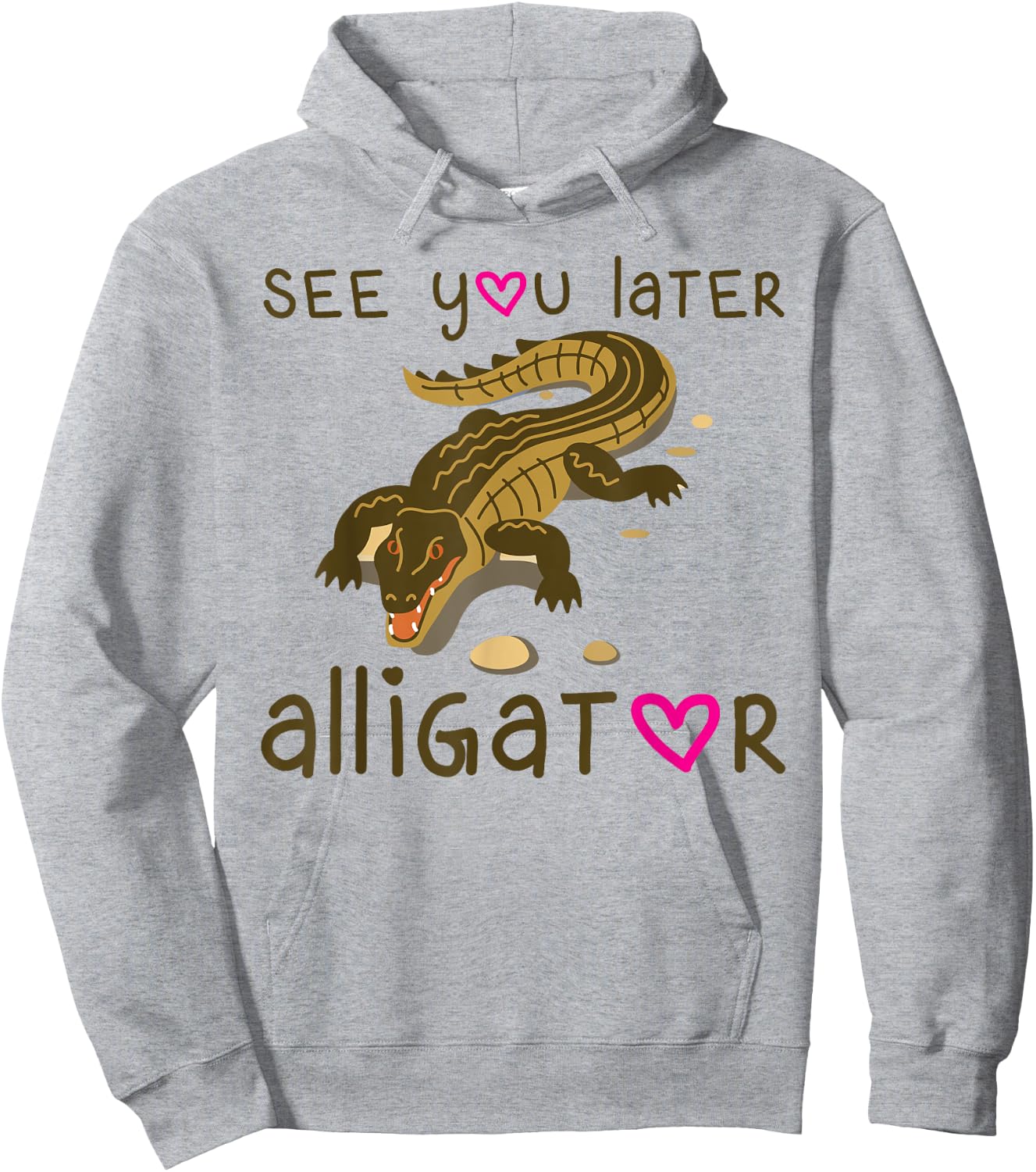 See You Later Alligator Shirt Kids Florida Gator Crocodile Hoodie - Hoodie | Ash