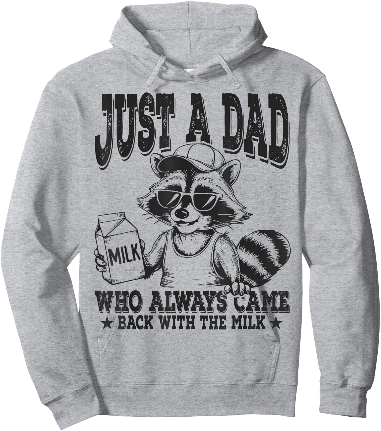 With the Milk Fathers Day Hoodie - Hoodie | Ash