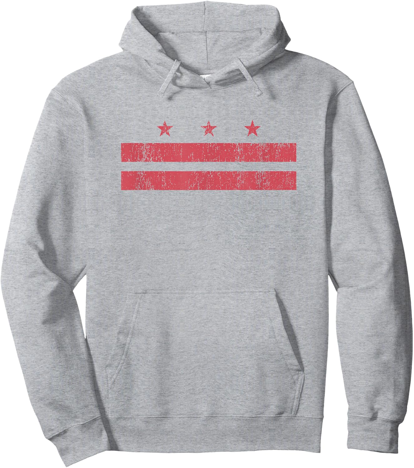 Vintage Washington DC District Columbia Flag Souvenir Hoodie - Hoodie | Ash