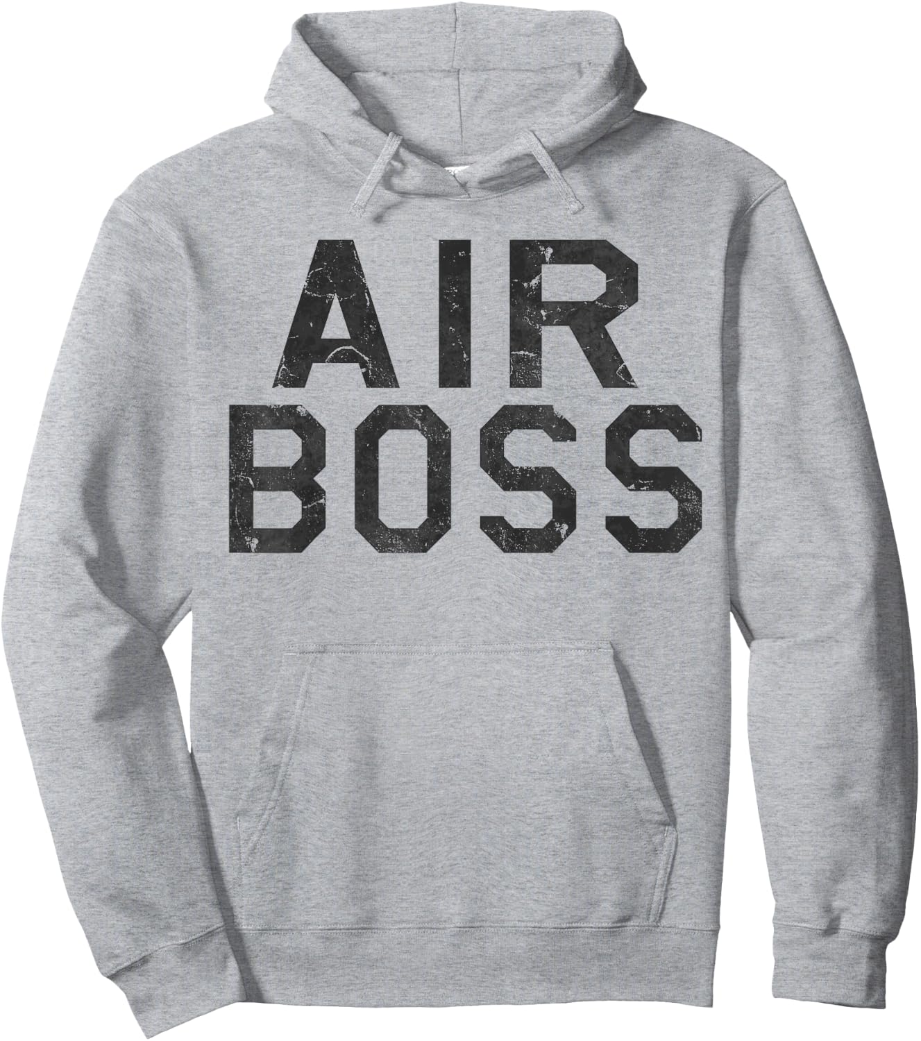 Air Boss Airshow and Aircraft Carrier Deck Boss Military Hoodie - Hoodie | Ash