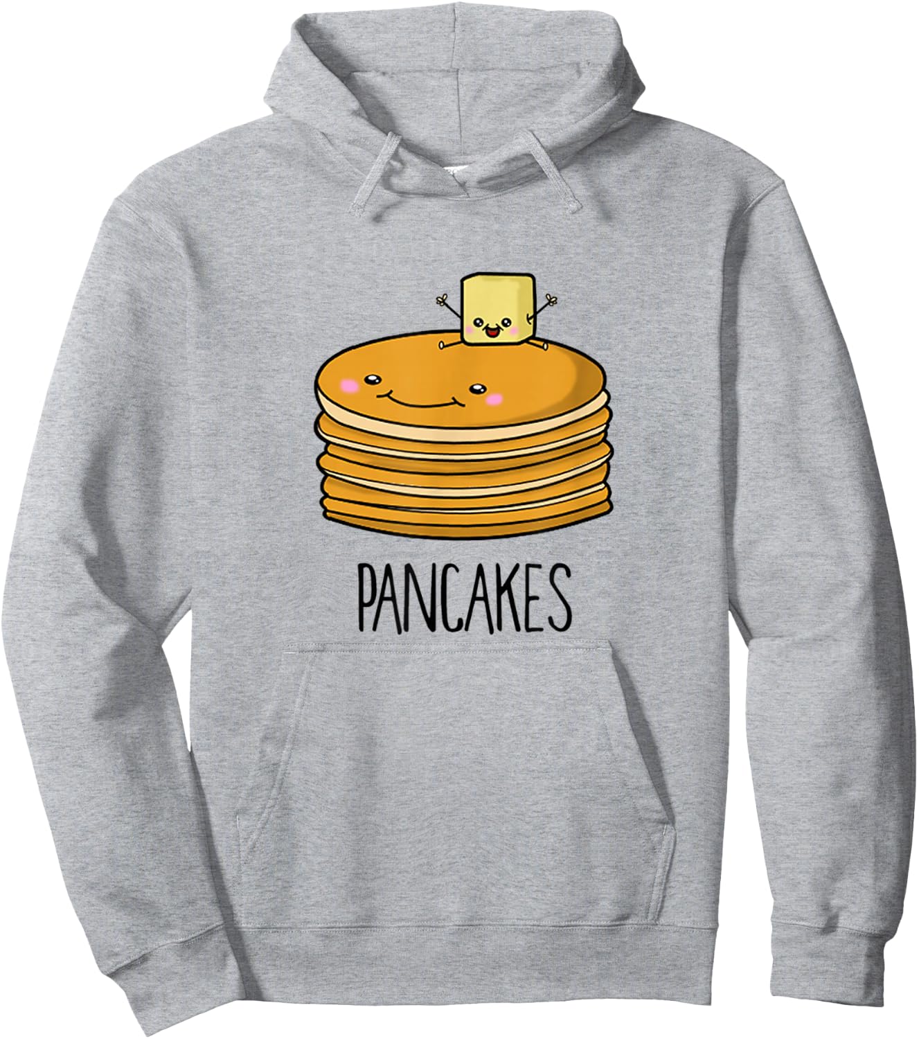 Pancakes and Syrup Cute Kawaii Cute BFF Shirts Hoodie - Hoodie | Ash