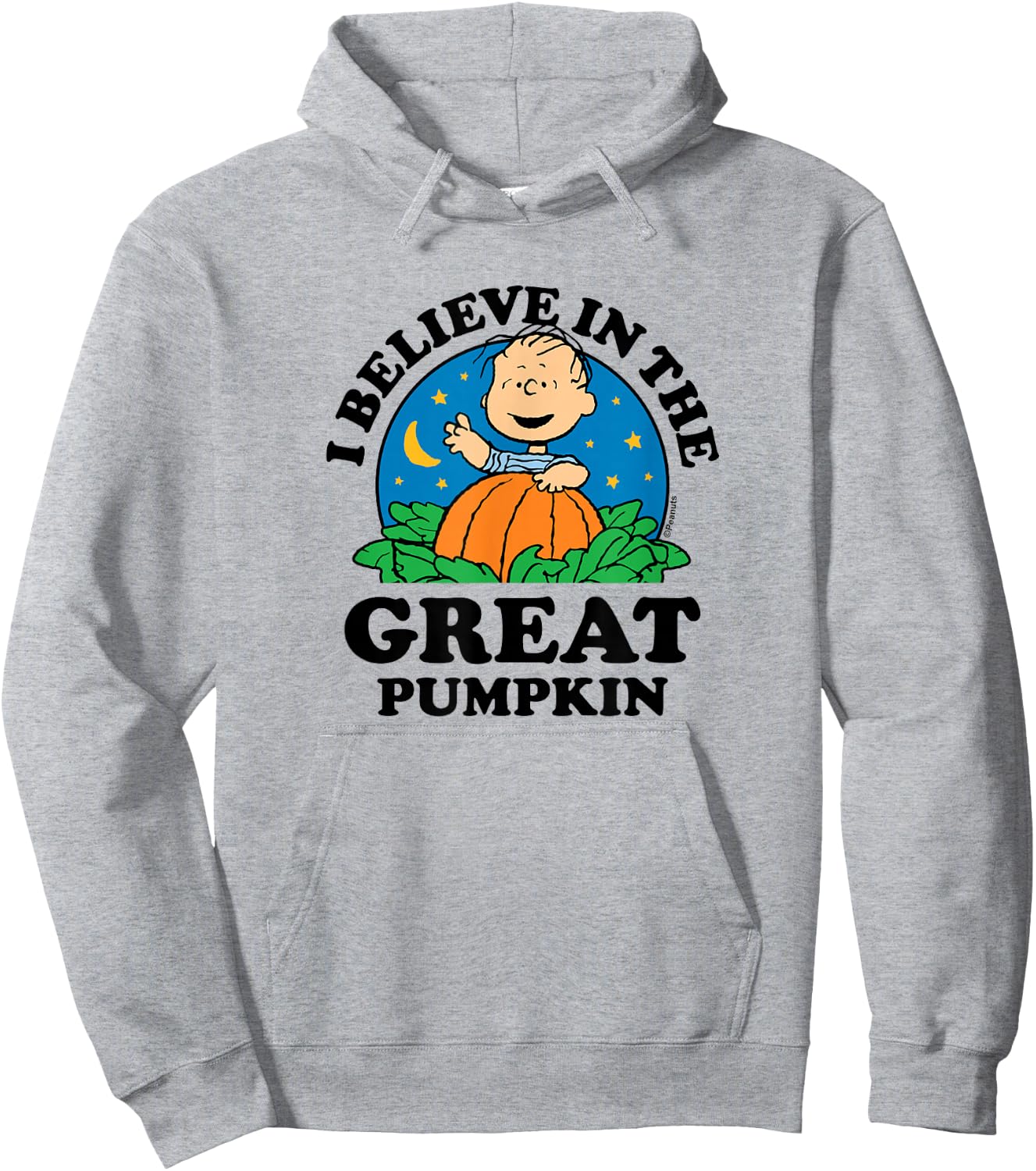 Peanuts - Halloween - I Believe in The Great Pumpkin Hoodie - Hoodie | Ash