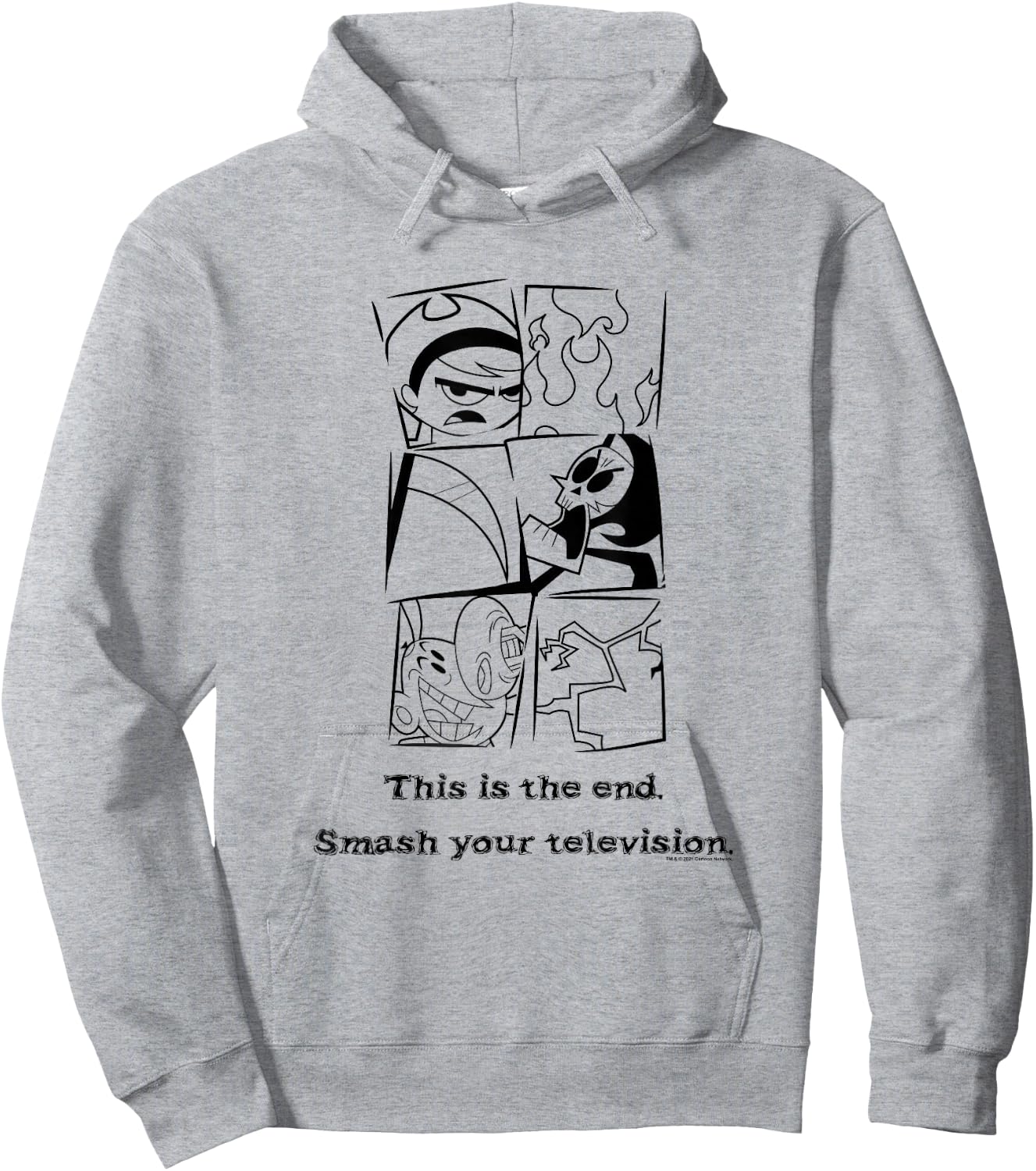 The Grim Adventures of Billy & Mandy This Is The End Hoodie - Hoodie | Ash