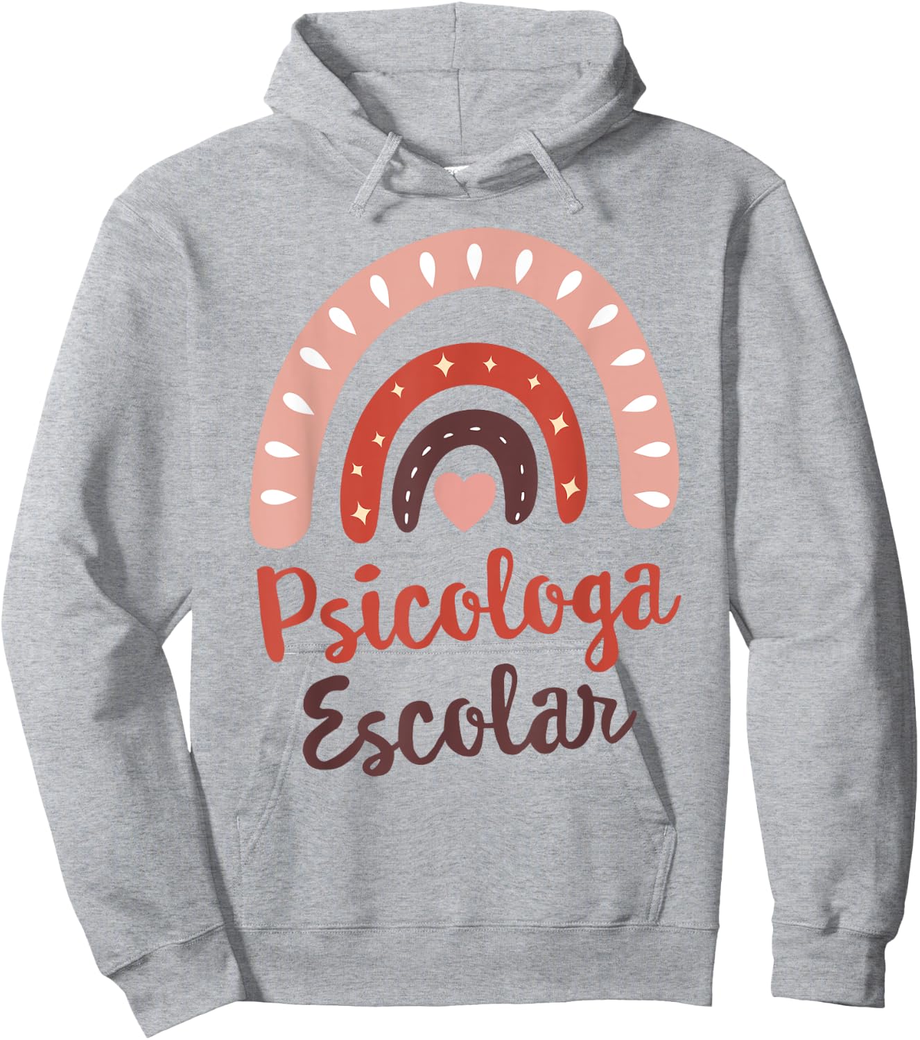 Bilingual School Psychologist Proud Latin Psicologa Escolar Hoodie - Hoodie | Ash