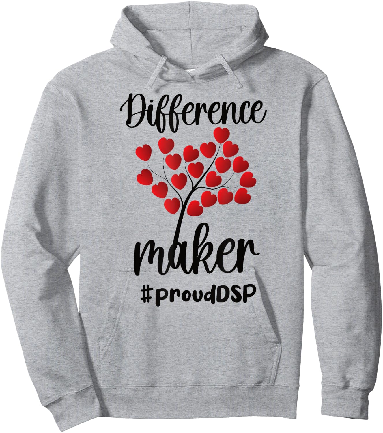 DSP Difference Maker Direct Support Professional DSP Nurse Hoodie - Hoodie | Ash