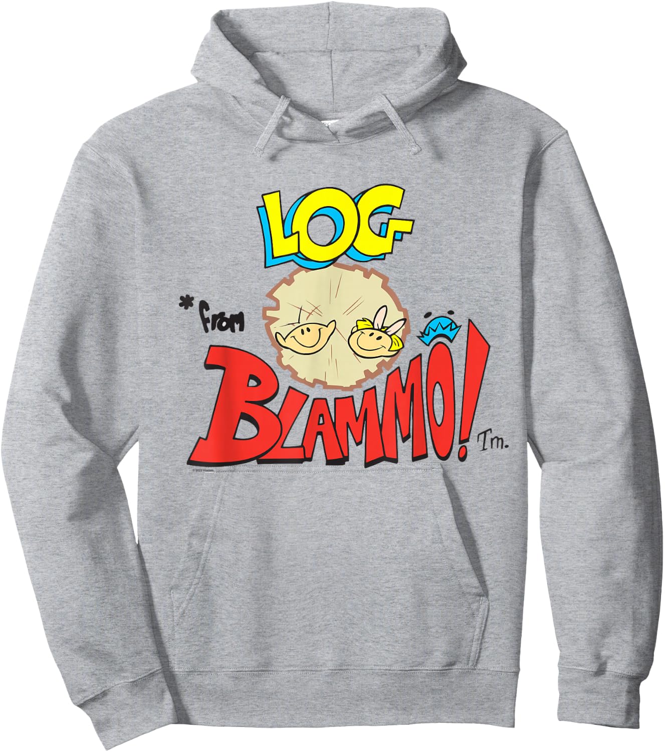 Ren & Stimpy Log From Blamo Hoodie - Hoodie | Ash