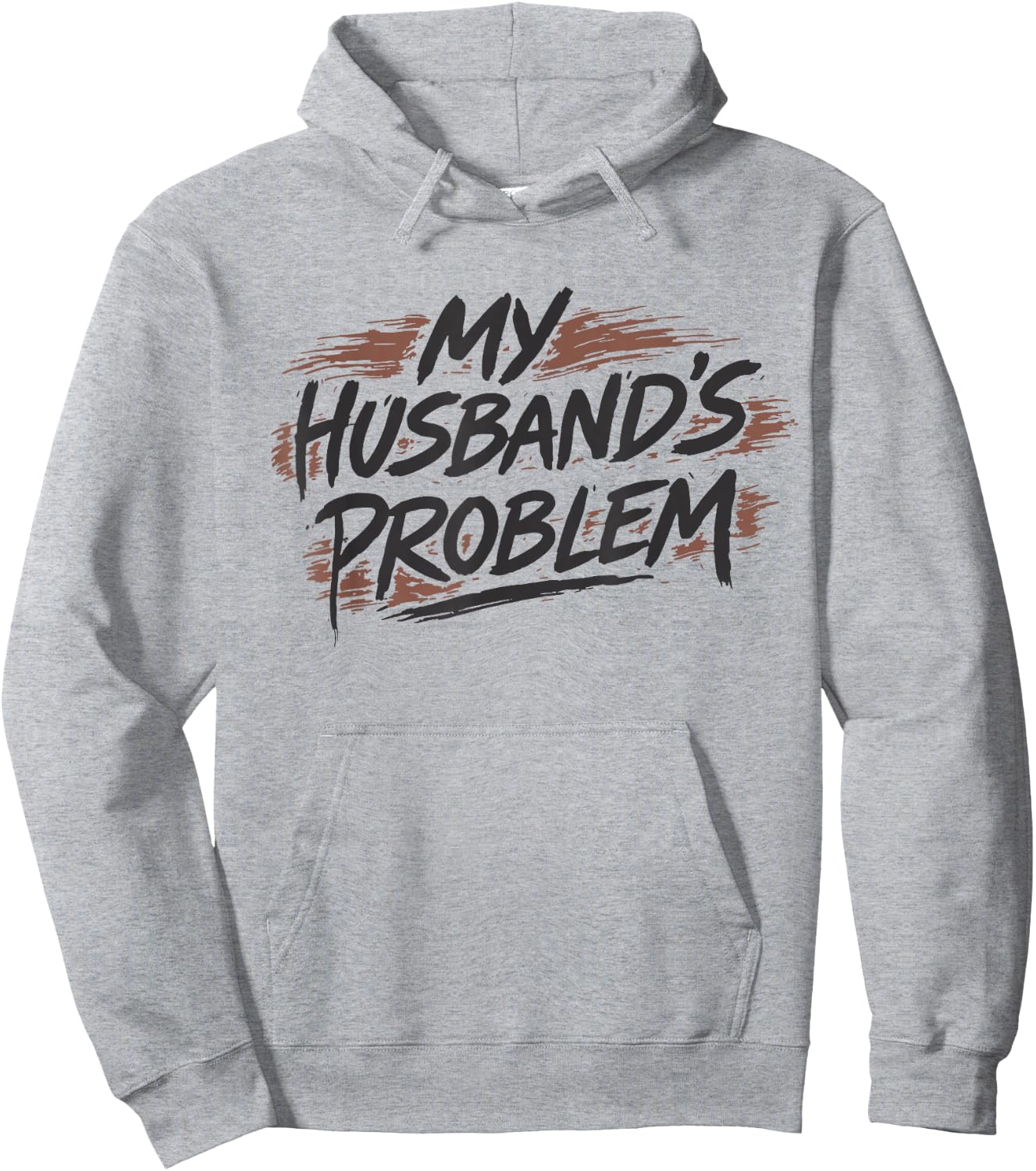 My Husbands Problem Hoodie - Hoodie | Ash