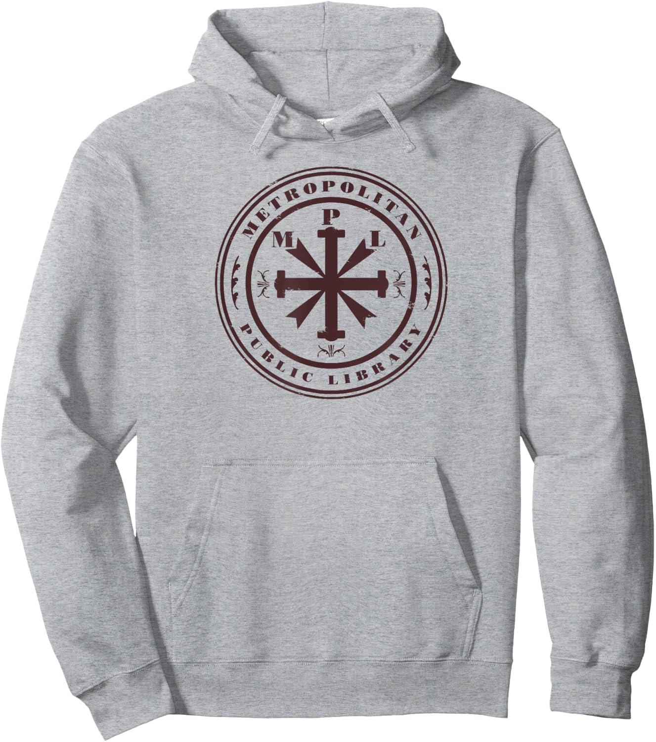 Metropolitan Public Library Hoodie - Hoodie | Ash