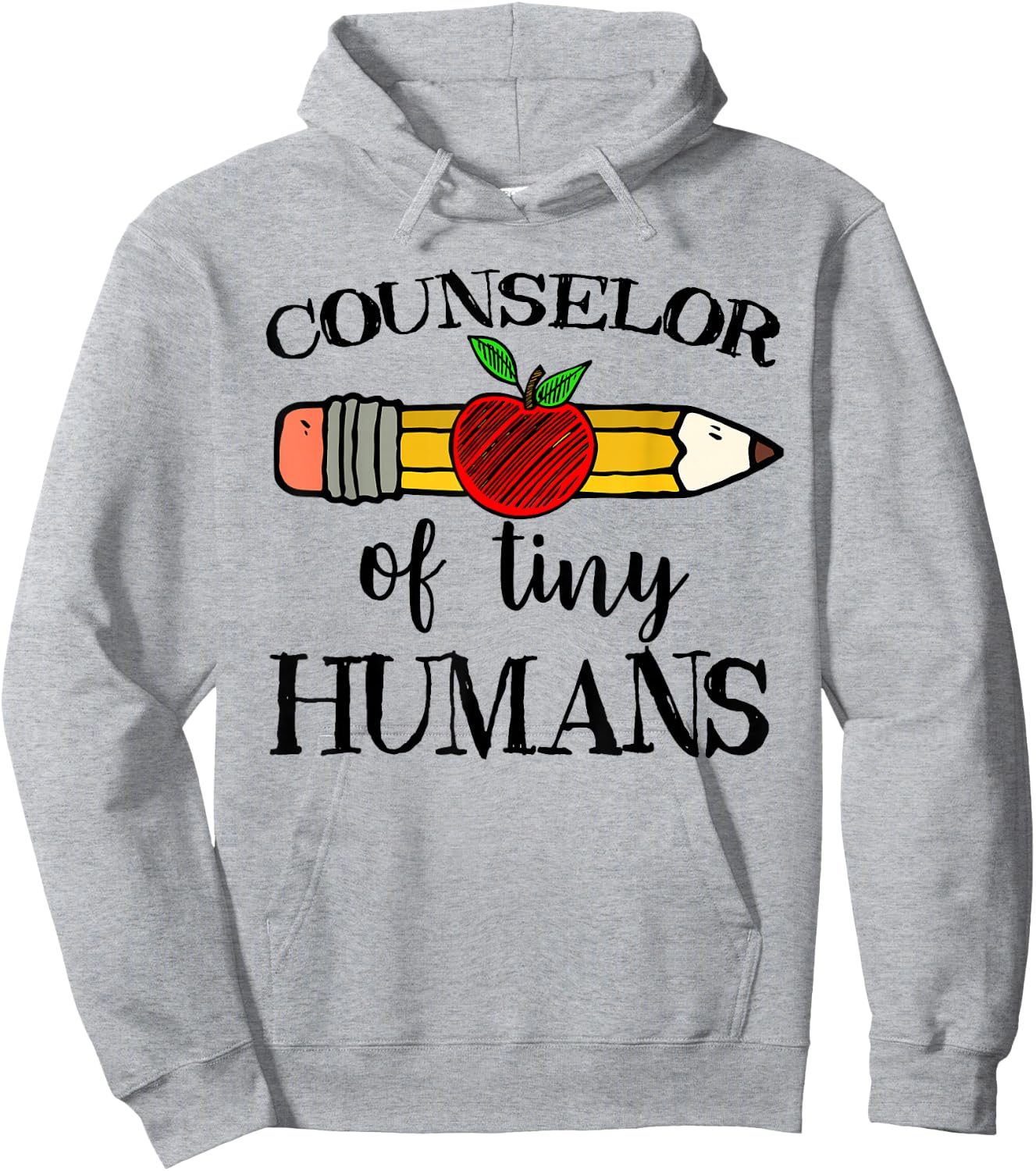 School Counselor of Tiny Humans Back To School Guidance Team Hoodie - Hoodie | Ash