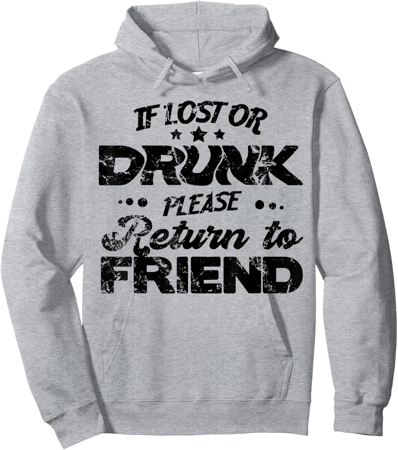 if lost or drunk please return to my friend Couple Hoodie - Hoodie | Ash