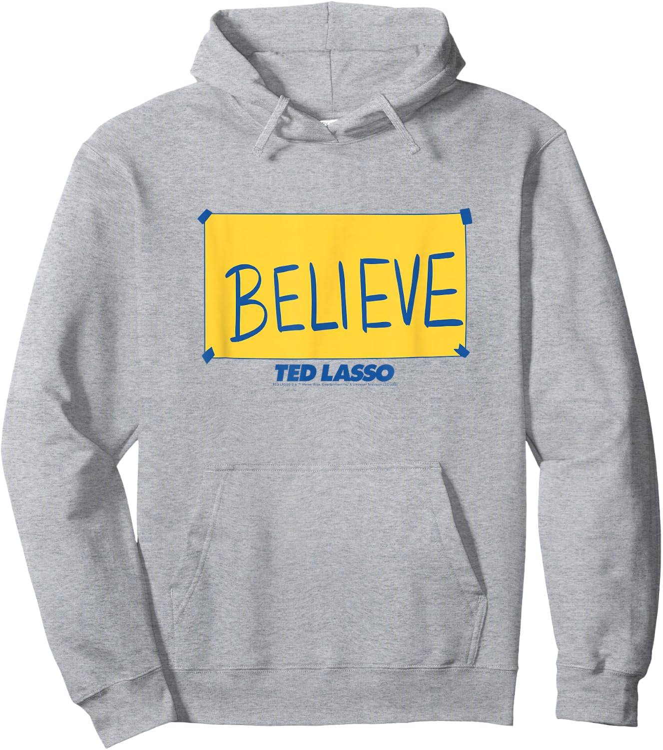 Ted Lasso Believe Sign Hoodie - Hoodie | Ash