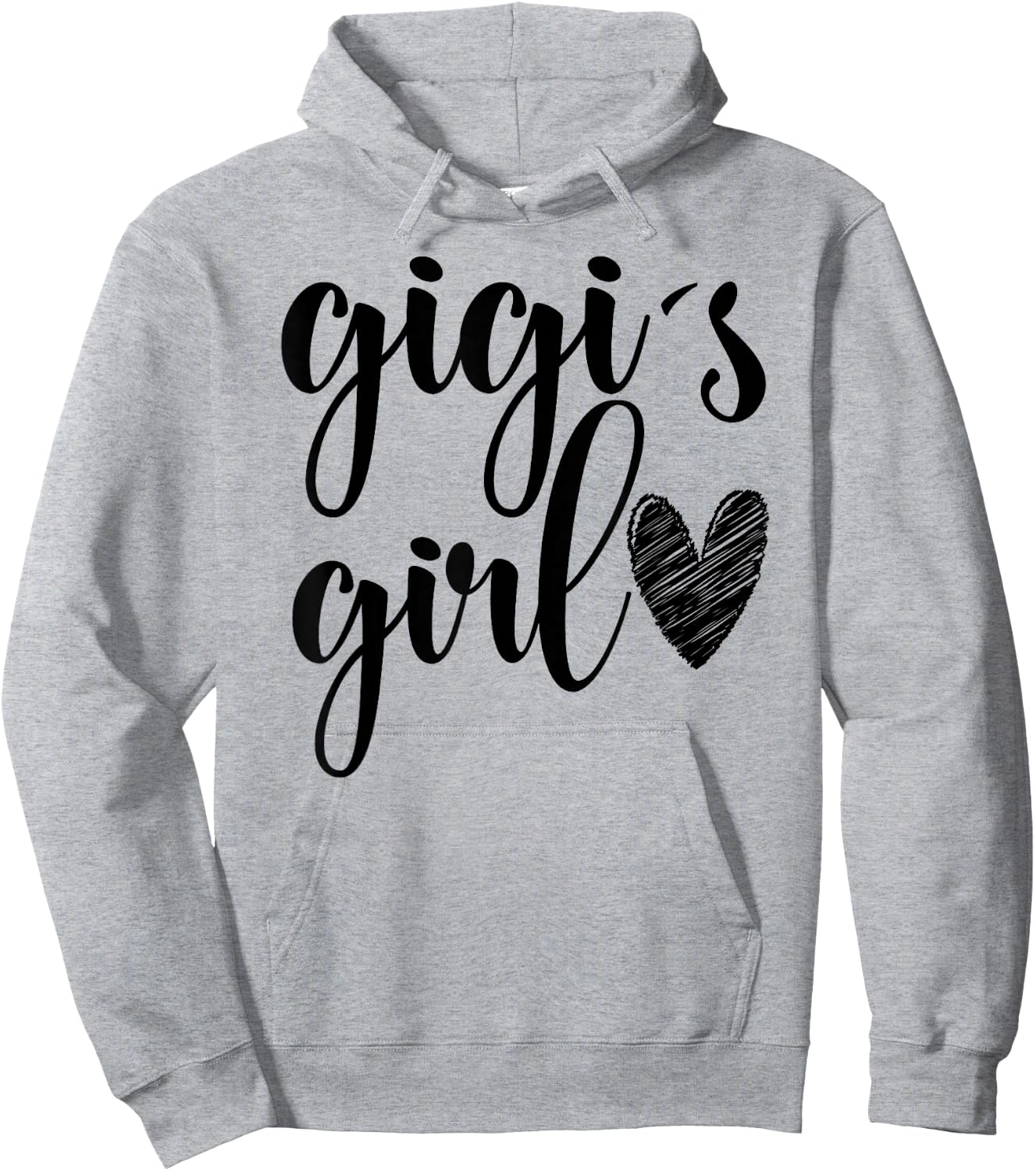 Funny Matching Gigi Girl for Grandma Whit Girl Mother's Day Hoodie - Hoodie | Ash