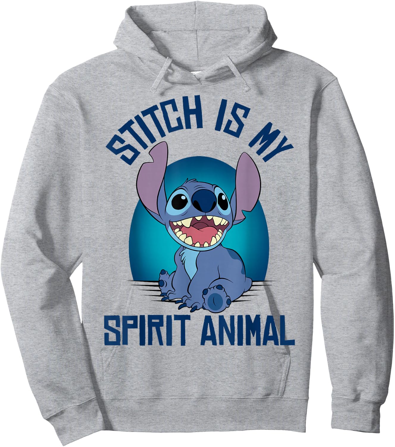 Disney Lilo & Stitch Spirit Animal Stitch Hoodie - Hoodie | Ash