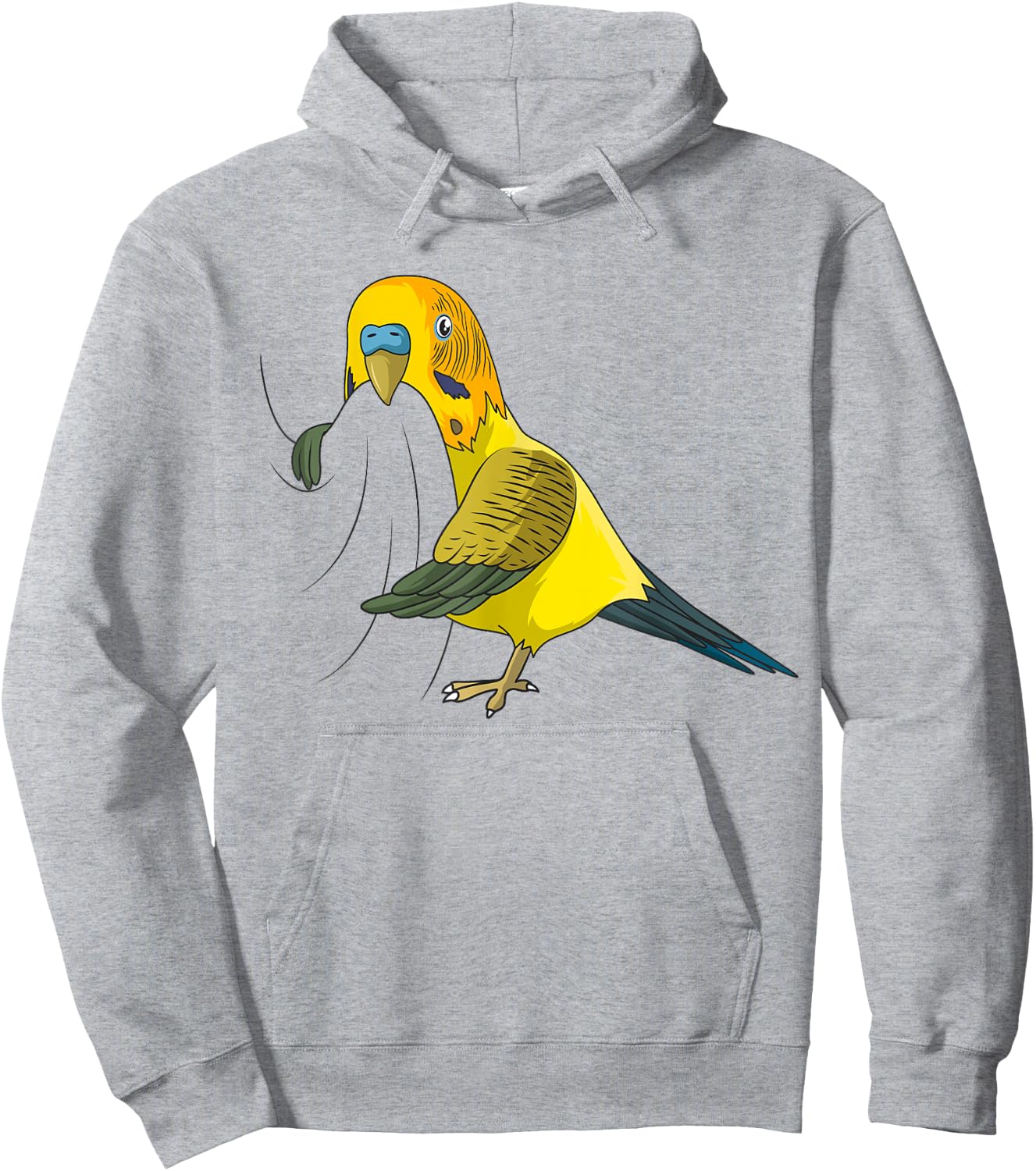 Budgie Lovers Parakeet Welli Hoodie - Hoodie | Ash