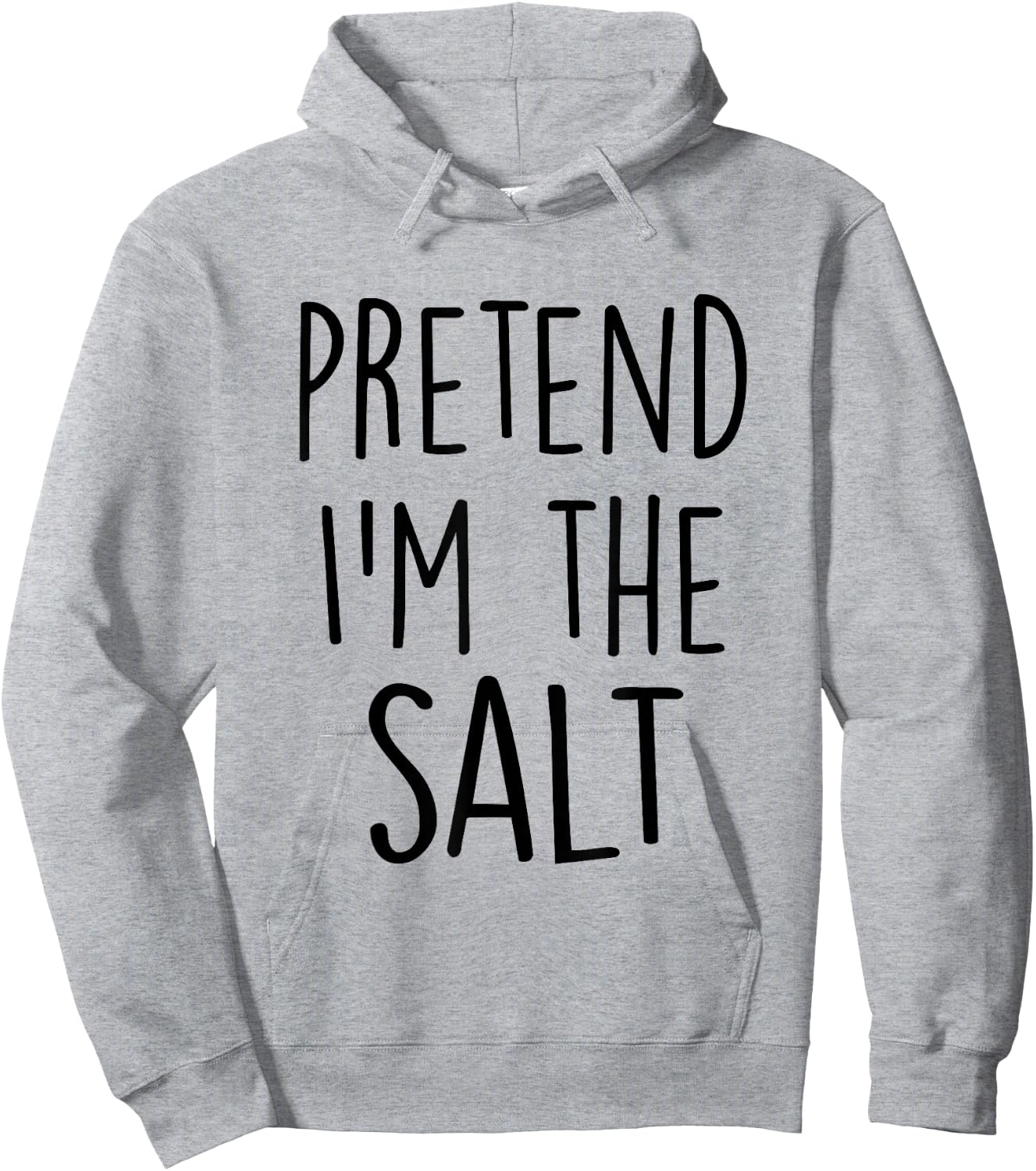 Pretend I'm The Salt Costume Funny Halloween Party Hoodie - Hoodie | Ash