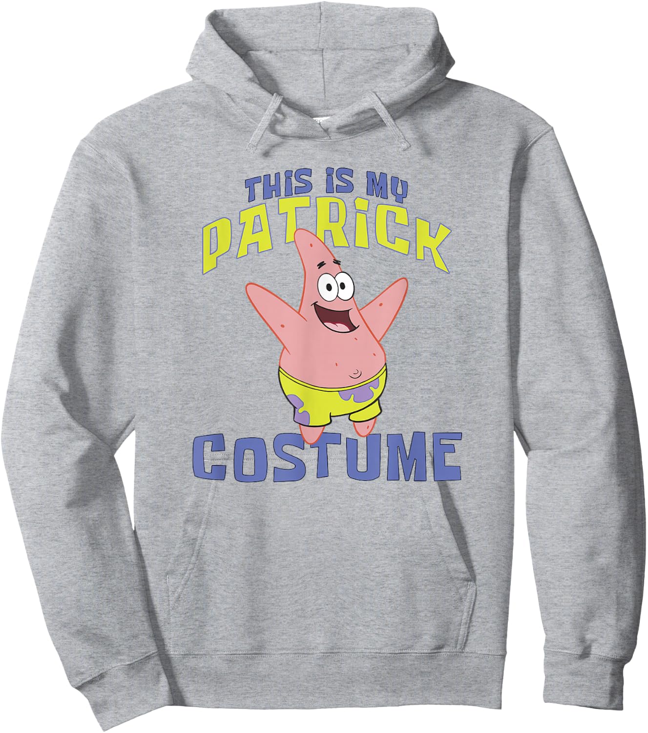 SpongeBob SquarePants Halloween This Is My Patrick Costume Hoodie - Hoodie | Ash