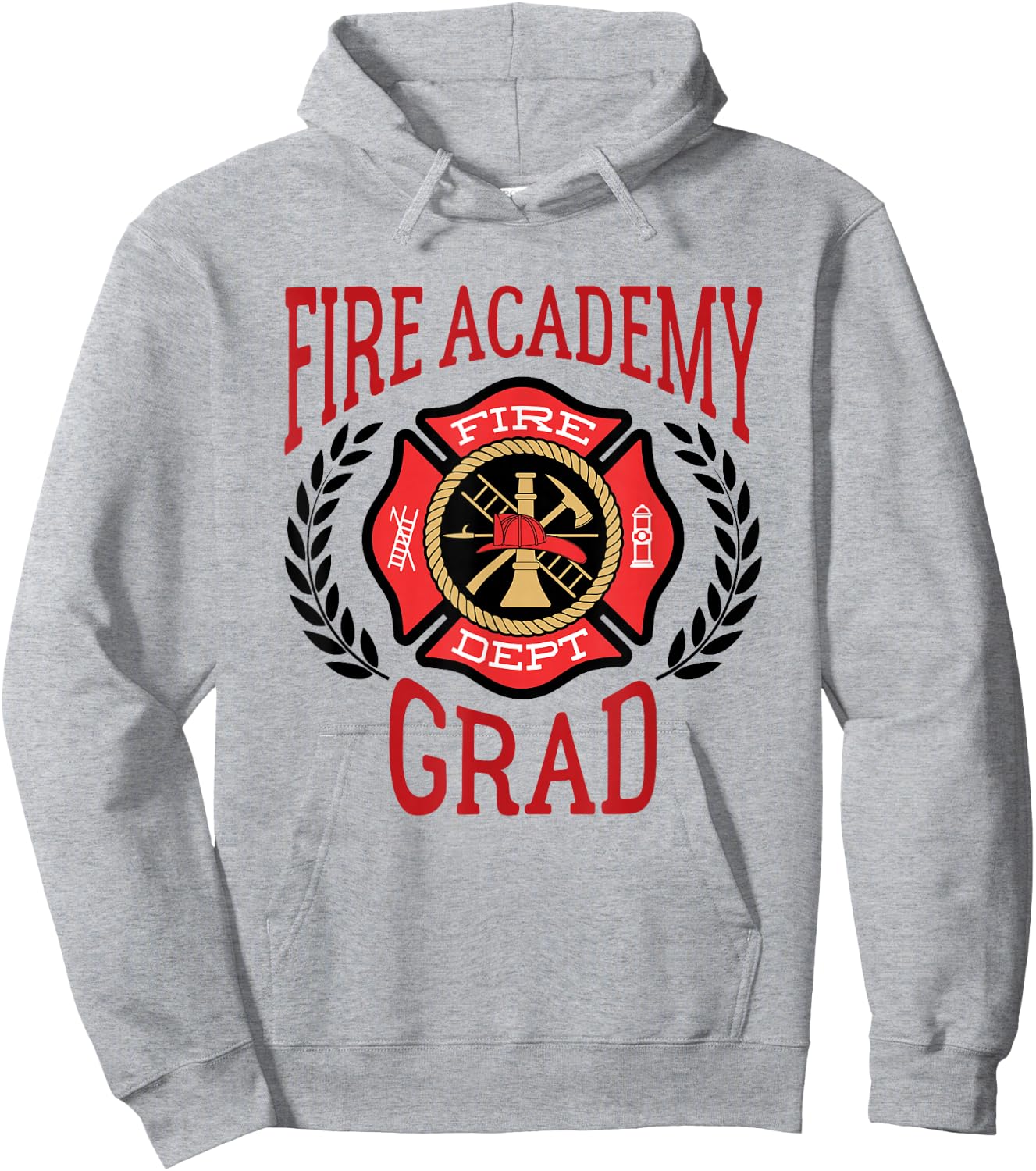 Fire Graduation - Fire Academy Grad Hoodie - Hoodie | Ash