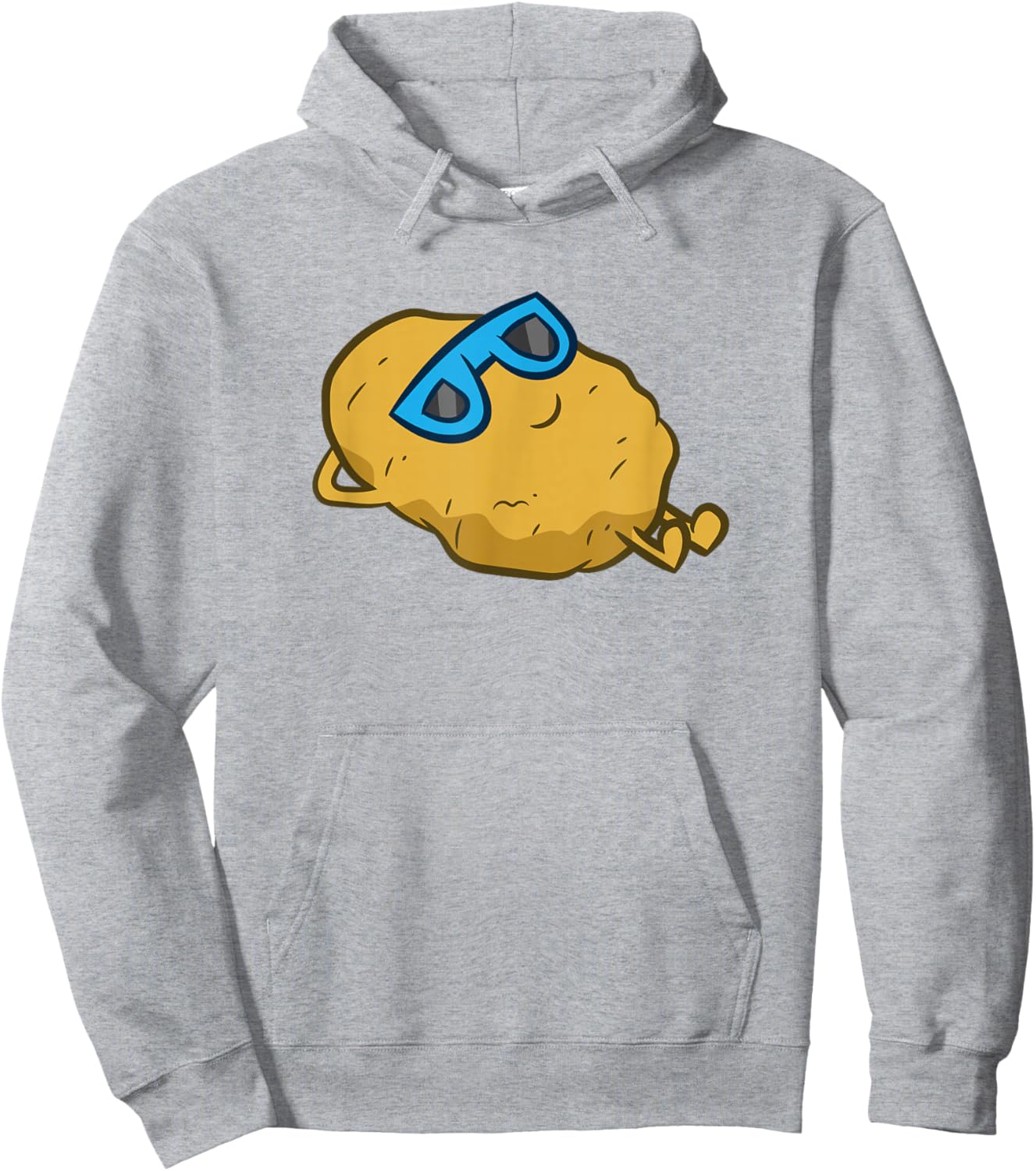 Cute Potato With Sunglasses Relaxing Potato Hoodie - Hoodie | Ash