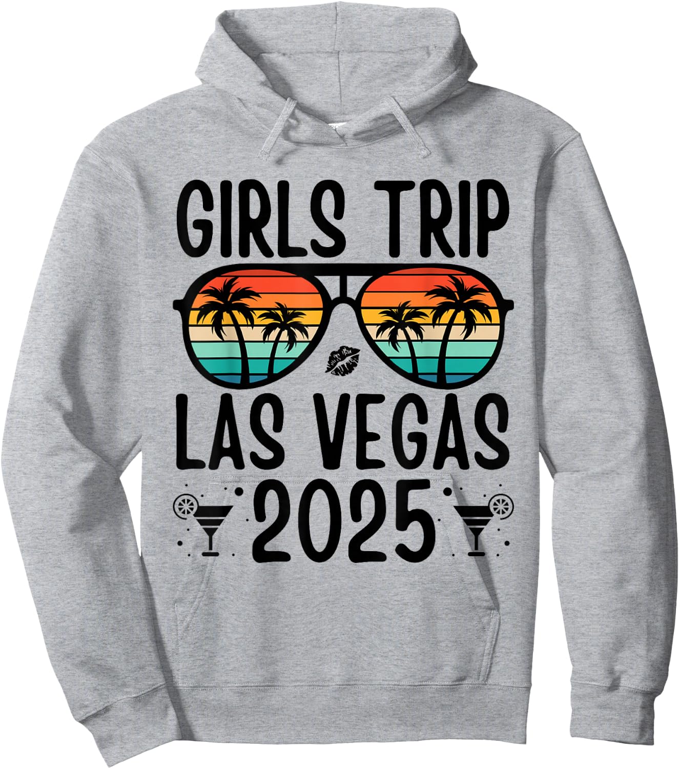 Las Vegas Girls Trip 2025 Summer Vacation Girls Weekend Hoodie - Hoodie | Ash