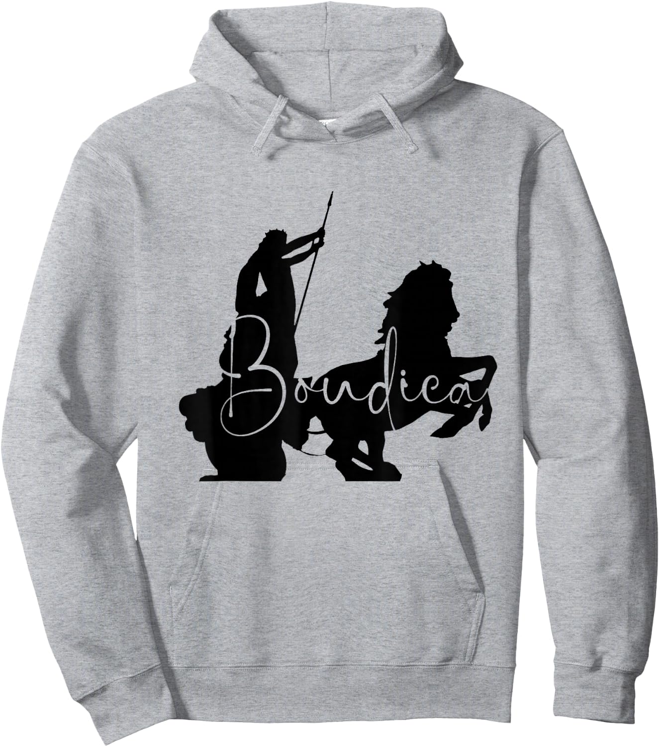Queen Boudica by MolinArt Hoodie - Hoodie | Ash