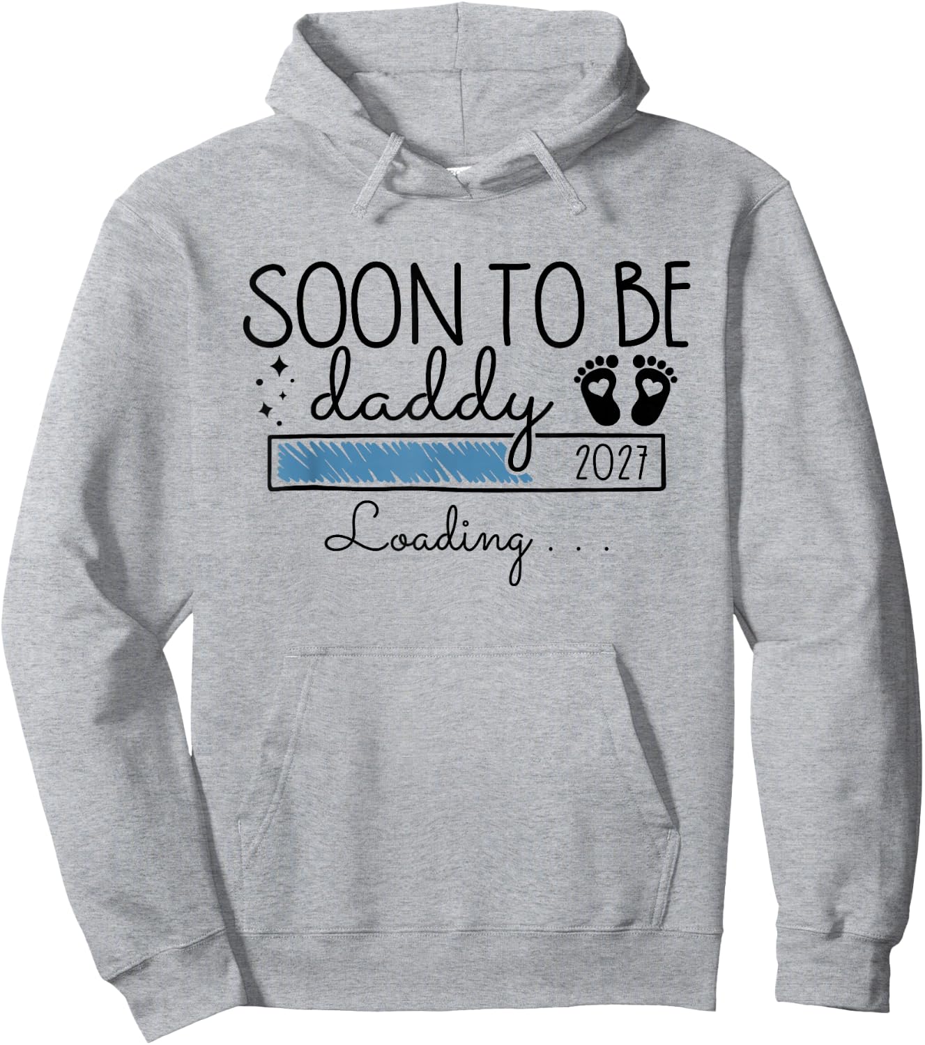 Soon to Be Daddy 2027 First Time Dad Pregnancy Announcement Hoodie - Hoodie | Ash
