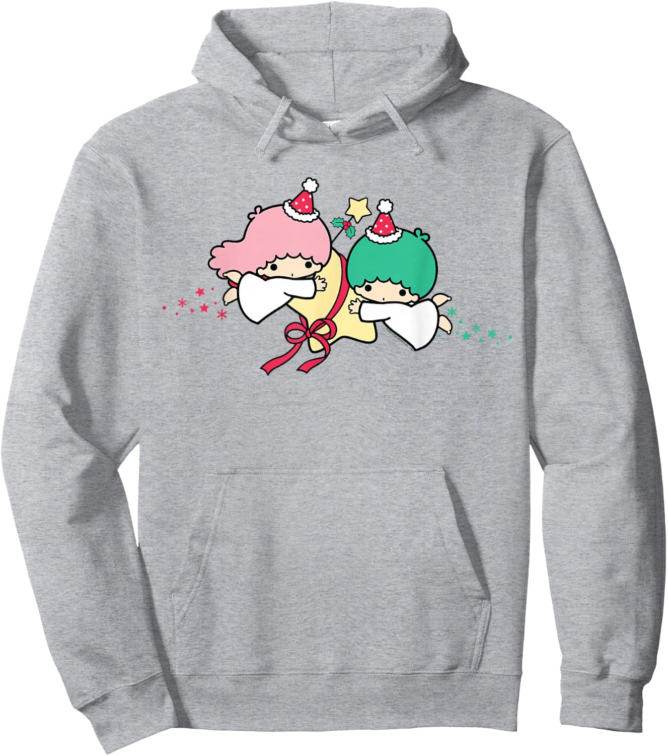 Little Twin Stars Christmas Stars Hoodie - Hoodie | Ash