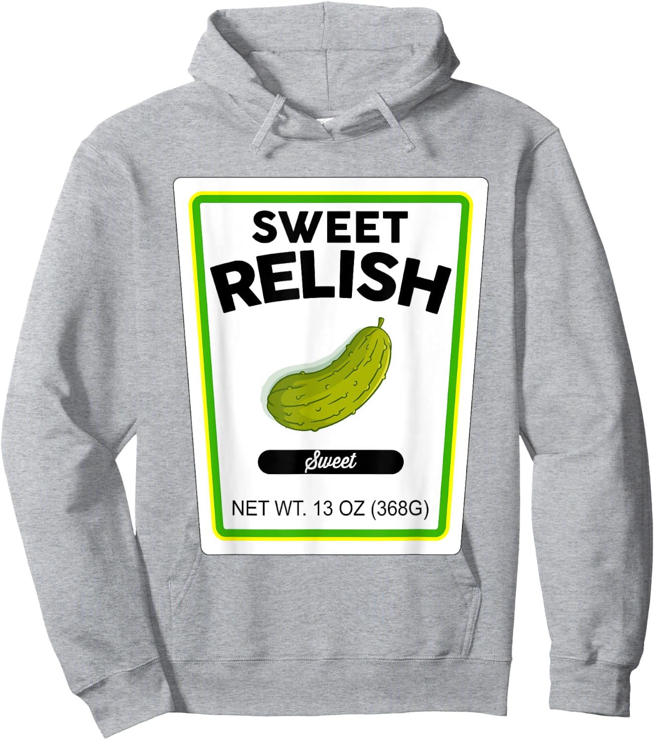 Halloween Matching Costume Sweet Relish Bottle Label Hoodie - Hoodie | Ash